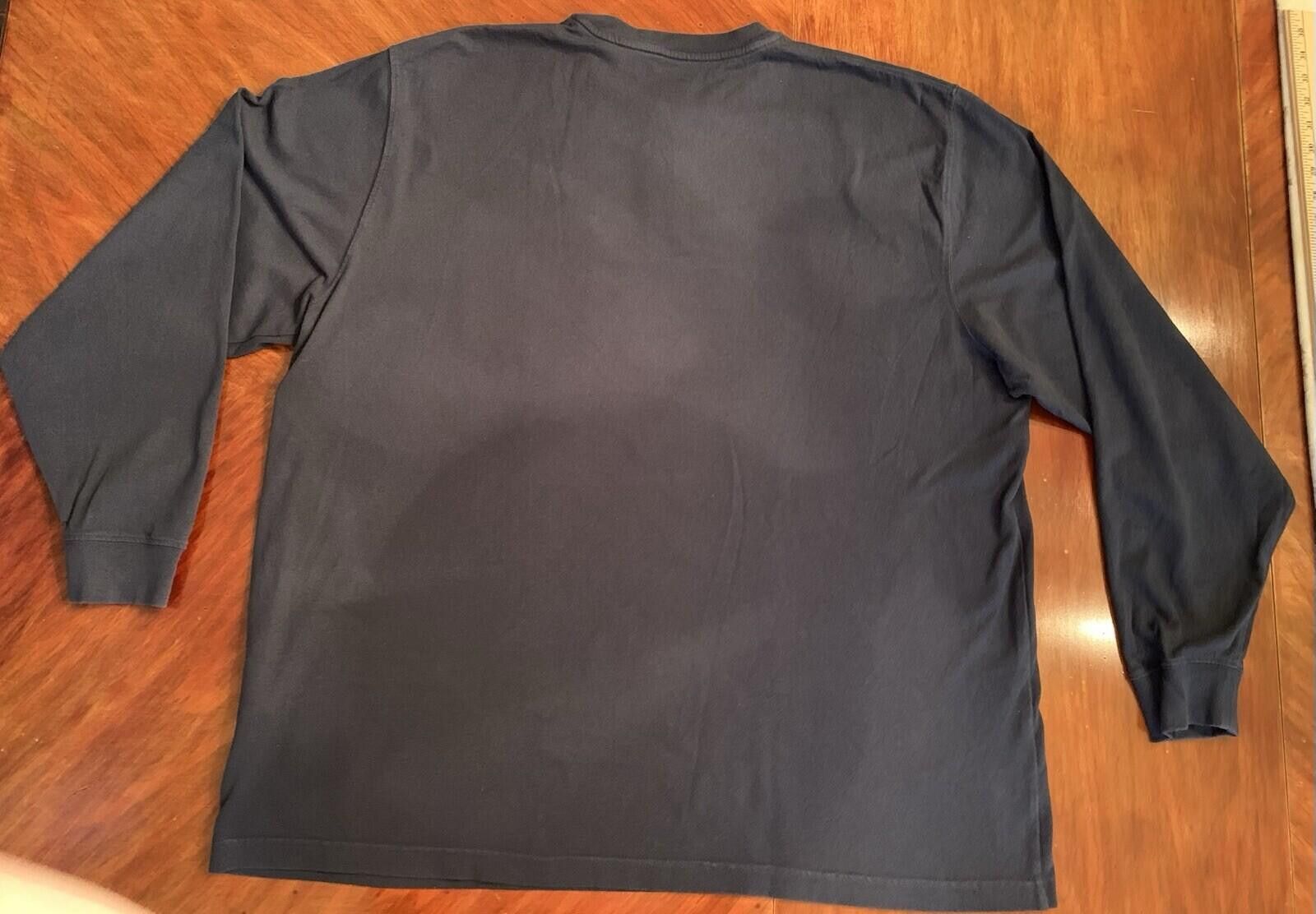 Carhartt 2XL Gray Long Sleeve Original Fit Pocket Workwear Men's Size US XXL / EU 58 / 5 - 2 Thumbnail