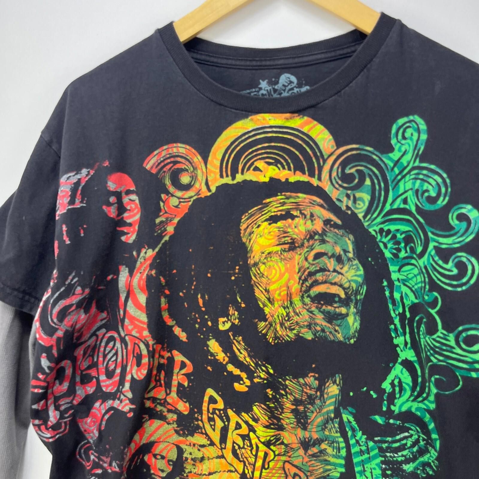 Bob Marley Vintage Y2K Bob Marley Skater Long Sleeve Shirt Art Large Size US L / EU 52-54 / 3 - 3 Thumbnail