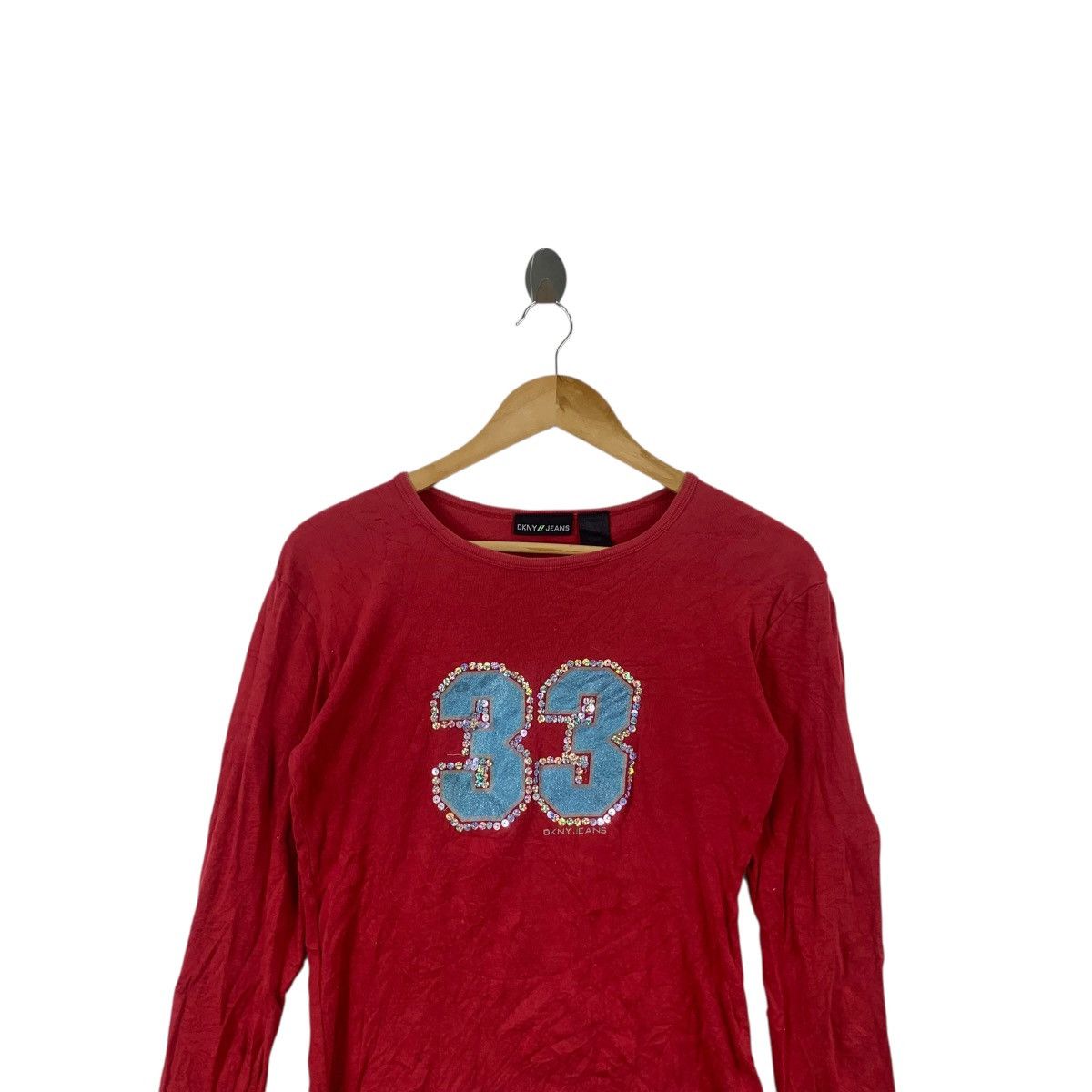 DKNY DKNY DONNA KARAN New York Rhinestone Bling 30th Tee Shirt Size XS / US 0-2 / IT 36-38 - 2 Thumbnail