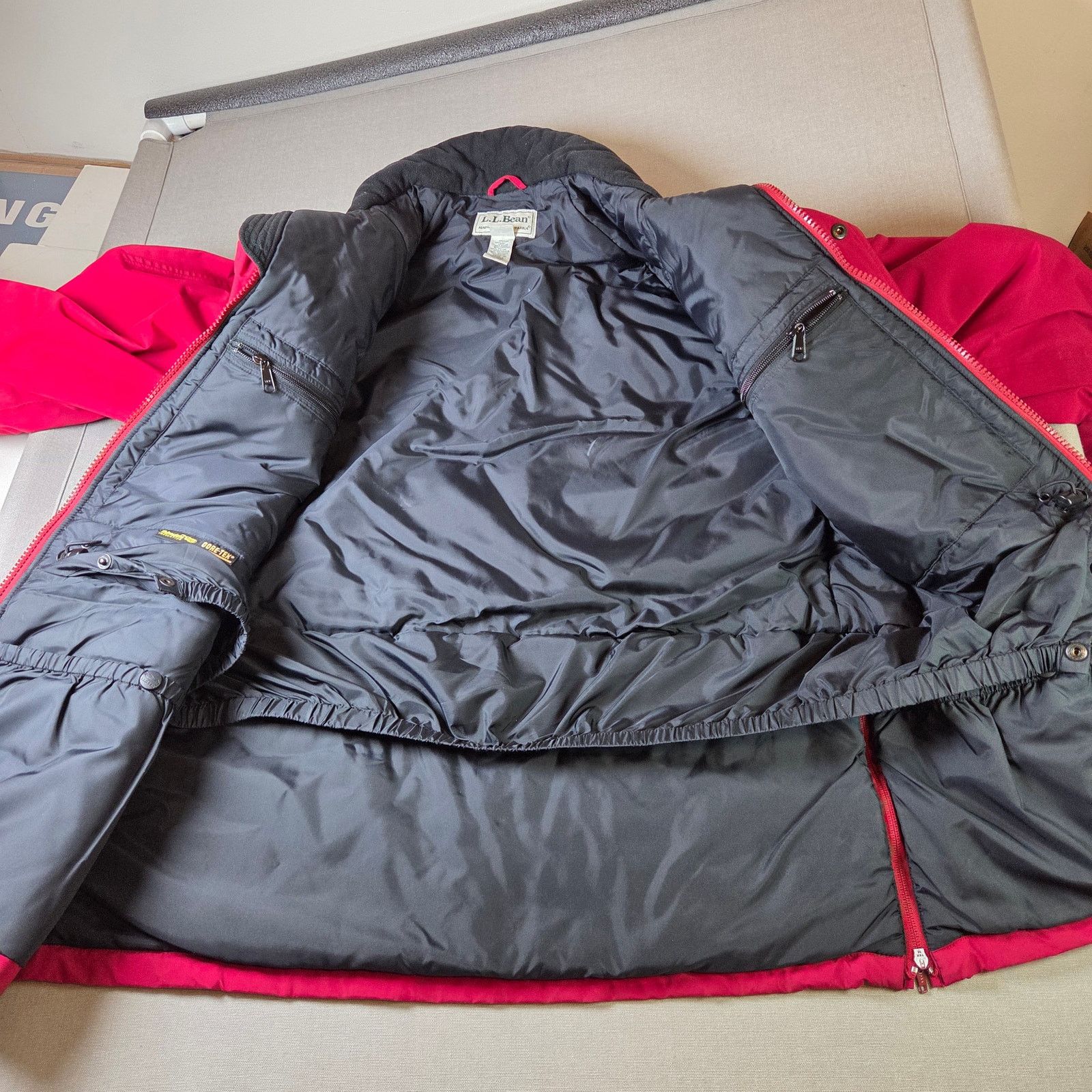 L.L. Bean L.L. Bean Gore-Tex Thinsulate Parka Red Mens L Vintage Size US L / EU 52-54 / 3 - 3 Thumbnail