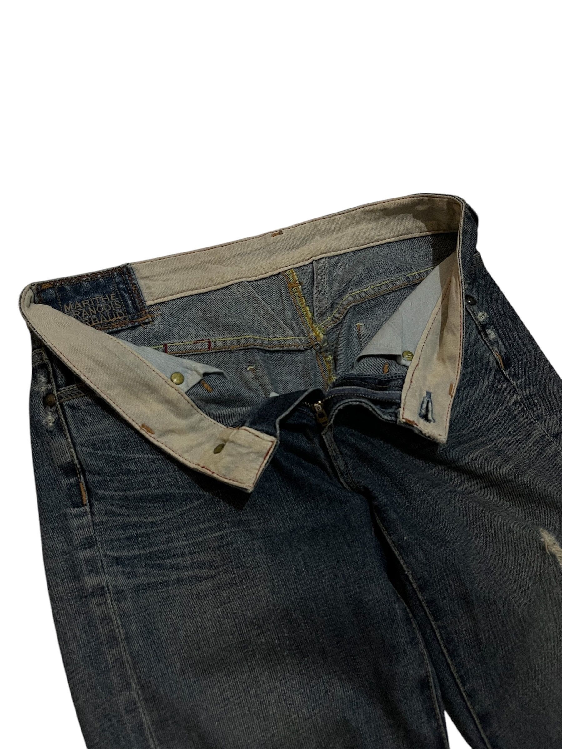 Marithe + Francois Girbaud Marithe Francois Girbaud Distressed Denim Jeans Size US 26 / EU 42 - 8 Thumbnail