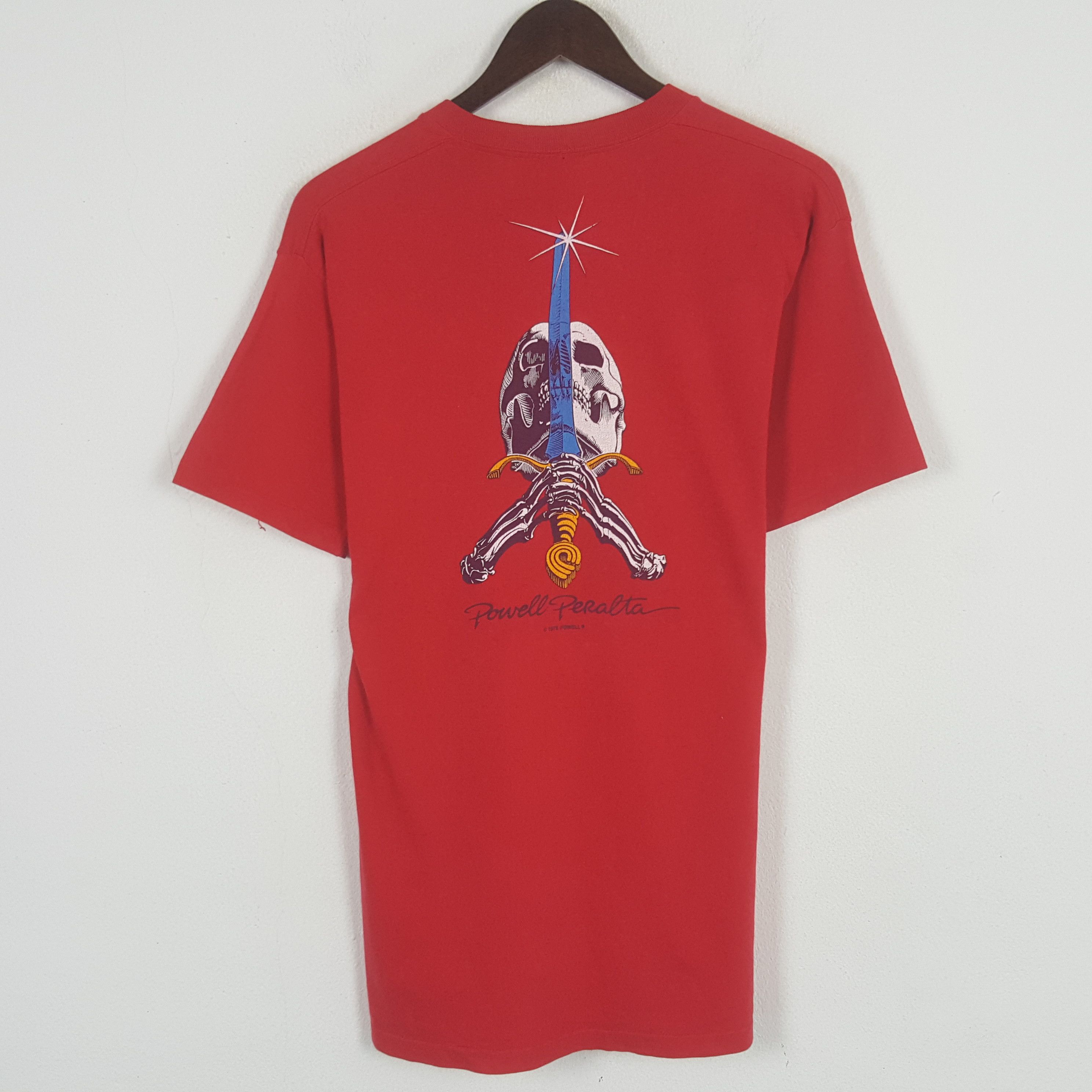 Powell Peralta Vintage Power Peralta Bones Skull Tshirt Size US M / EU 48-50 / 2 - 1 Thumbnail
