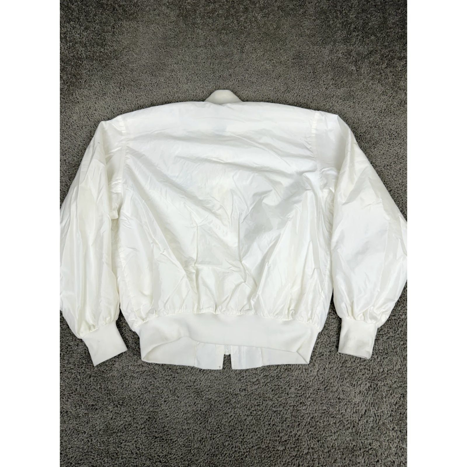Vintage VINTAGE Birdie Jacket Mens M White Nomads Bomber Full Zip Nylon Golf USA Size US M / EU 48-50 / 2 - 7 Thumbnail