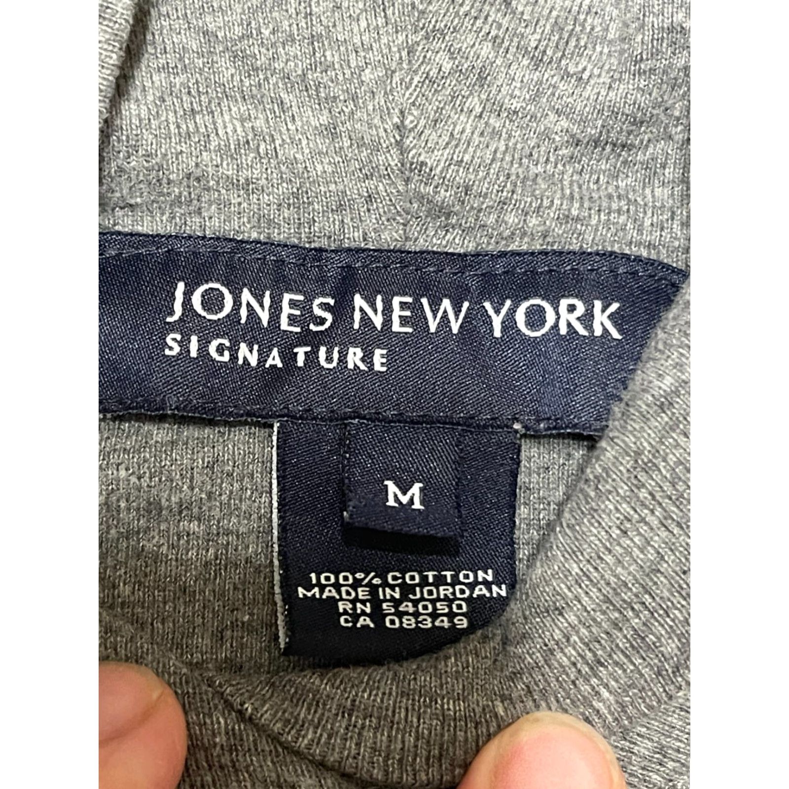Jones New York Jones New York Women's Sweater, Long Sleeve, Turtleneck, Gray, Size M, Pullover, Casual, Regular Fit, Fall Spring Summer, Women Size M / US 6-8 / IT 42-44 - 5 Thumbnail