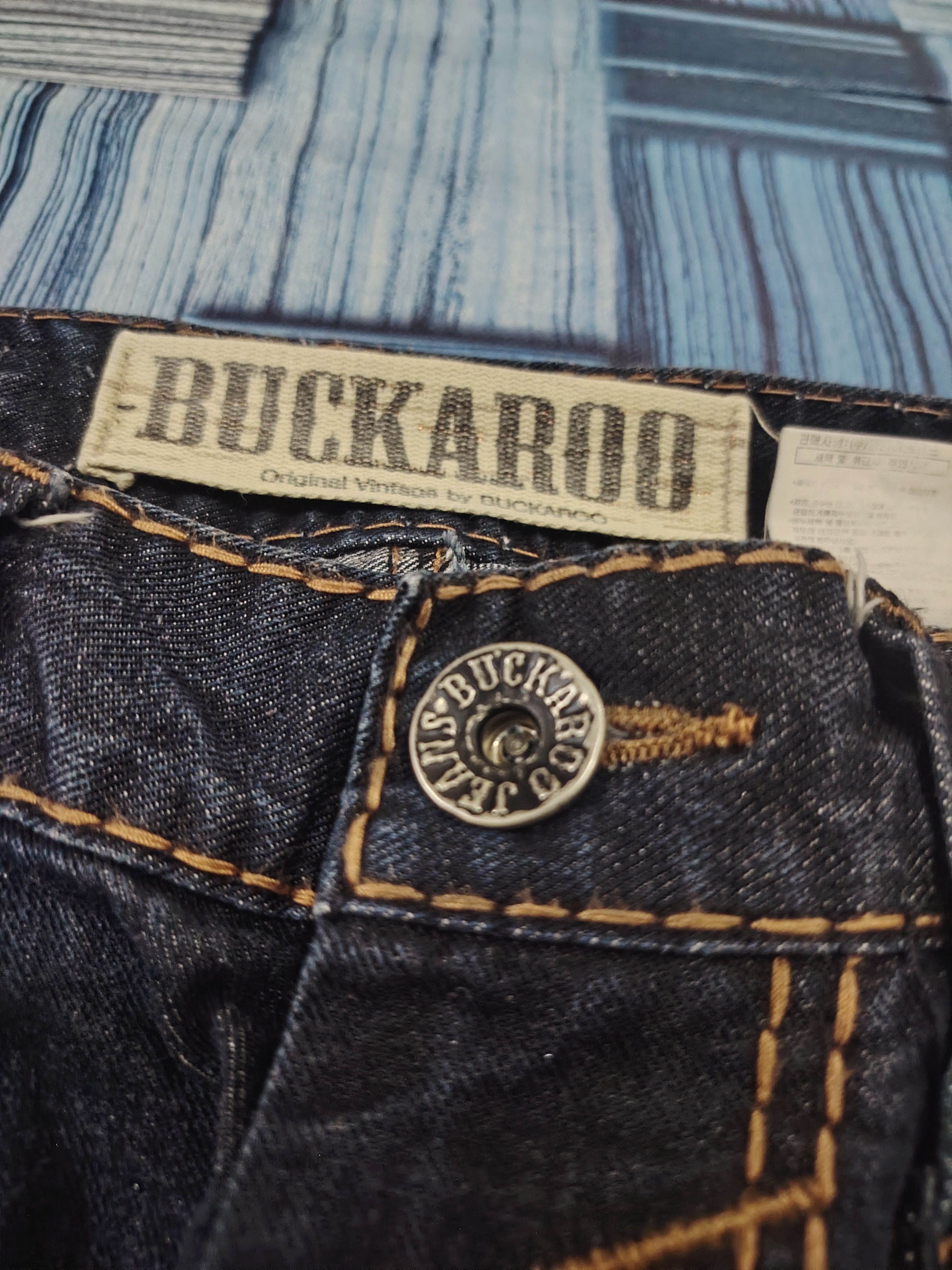 BUCKAROO Japanese Buckaroo Jeans Brown Stitch Size US 32 / EU 48 - 6 Thumbnail