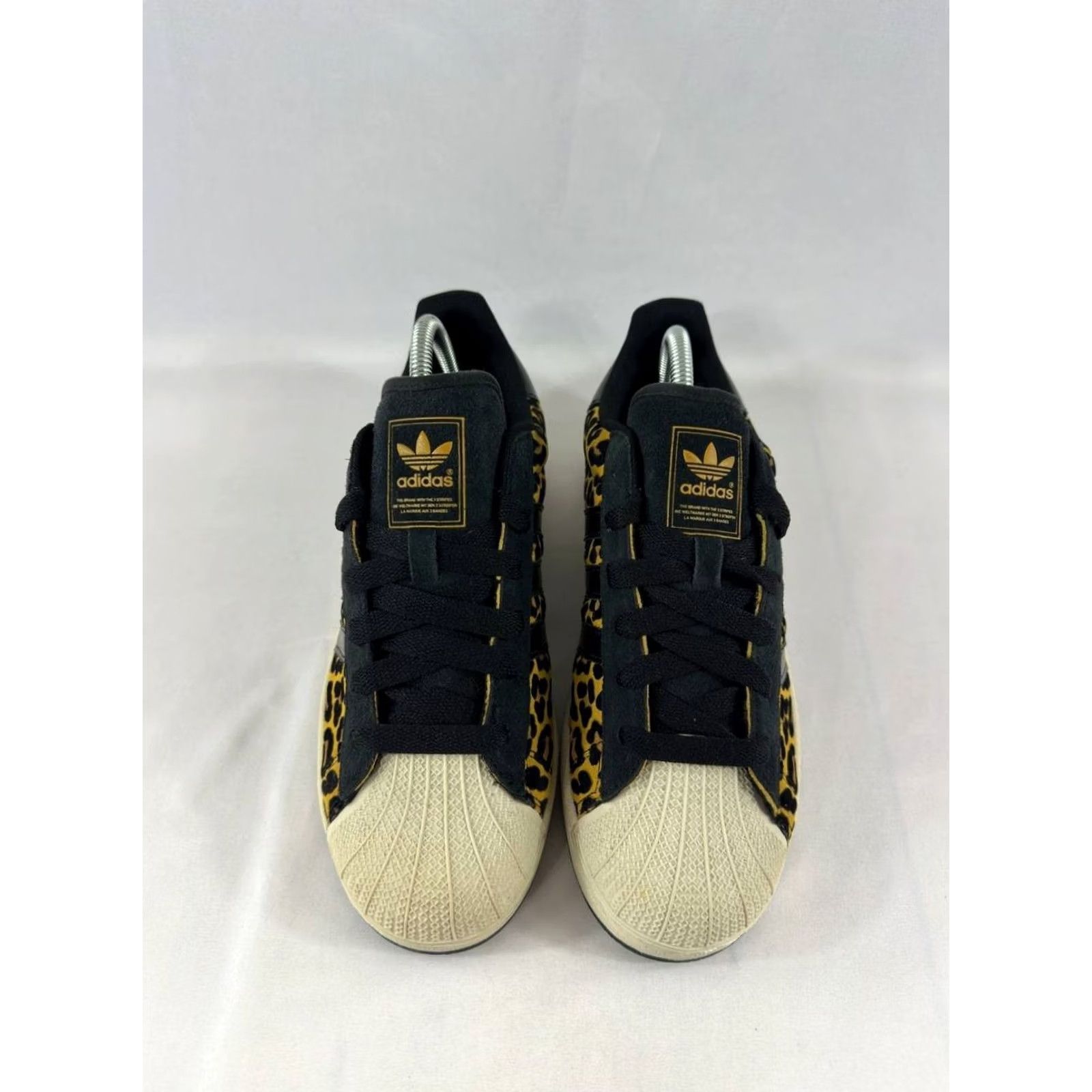 Adidas Adidas Superstar Leopard Print Sneakers Black Gold 2012 Women's Size 9 G63435 Size US 9 / IT 39 - 5 Thumbnail