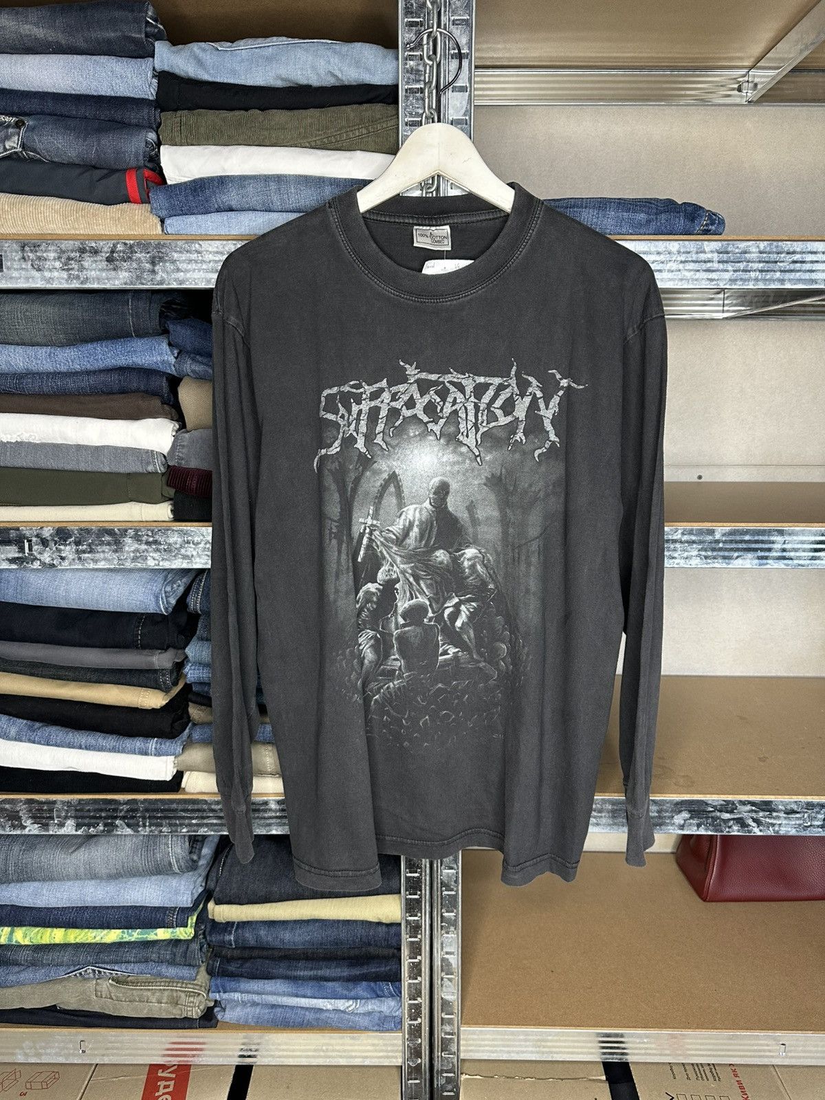Other Suffocation 2010 Come Hell Or High Priest Death Metal Long Size US L / EU 52-54 / 3 - 1 Thumbnail