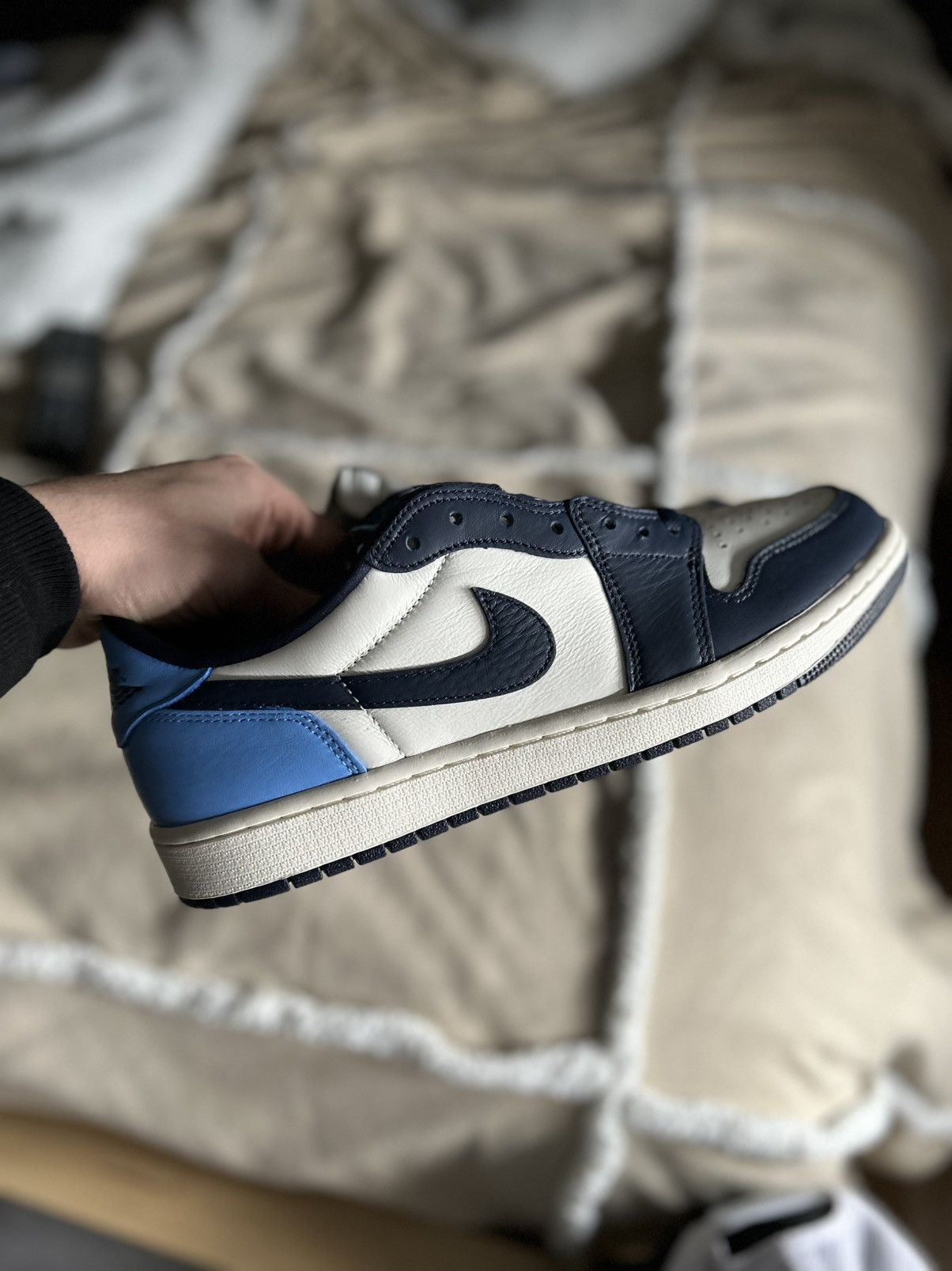 Jordan Brand × Nike Jordan 1 low Obsidian Size 10 Size US 10 / EU 43 - 1 Thumbnail