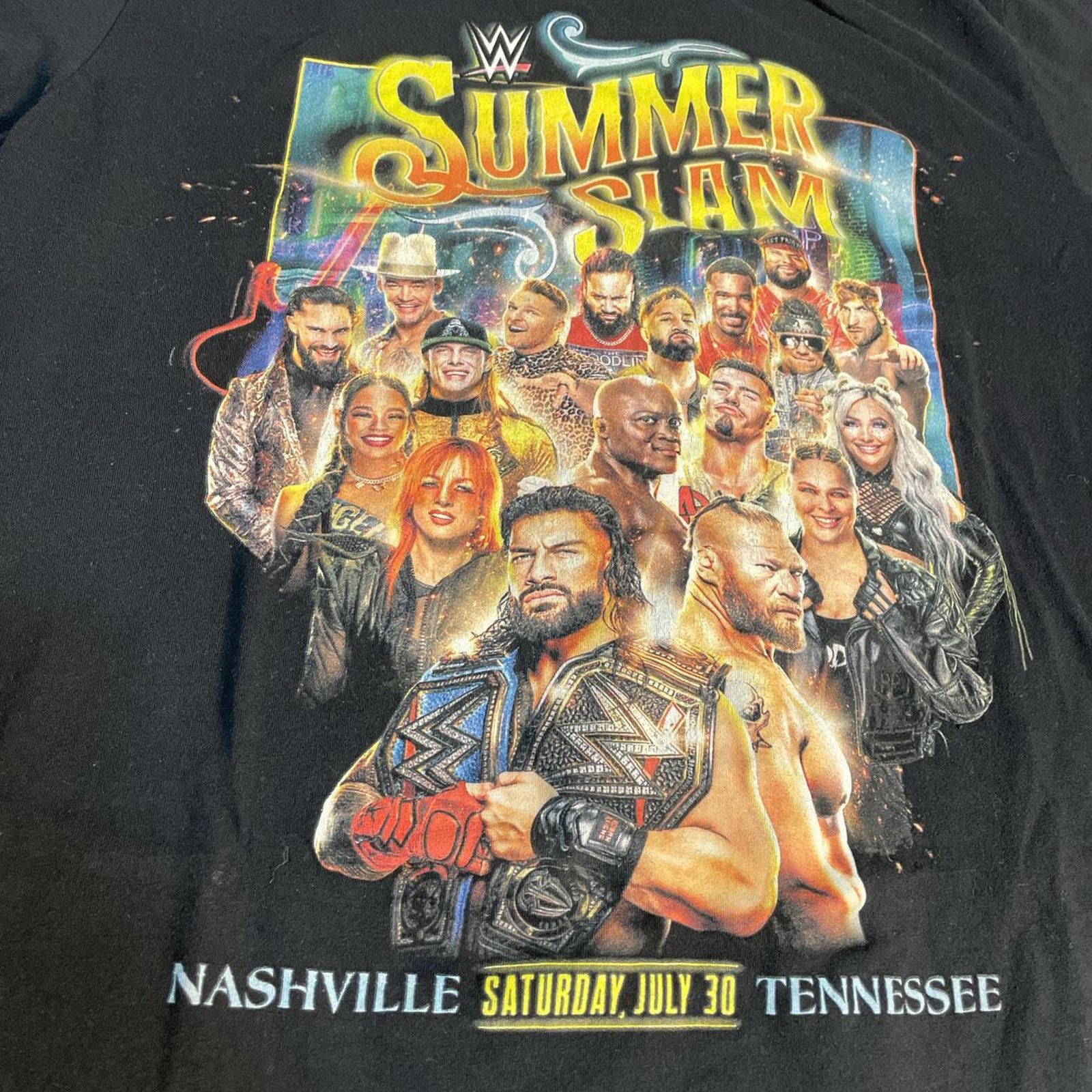 WWE 2022 WWE Summer Slam I Was There Merch Wrestling Tee Size US L / EU 52-54 / 3 - 3 Thumbnail