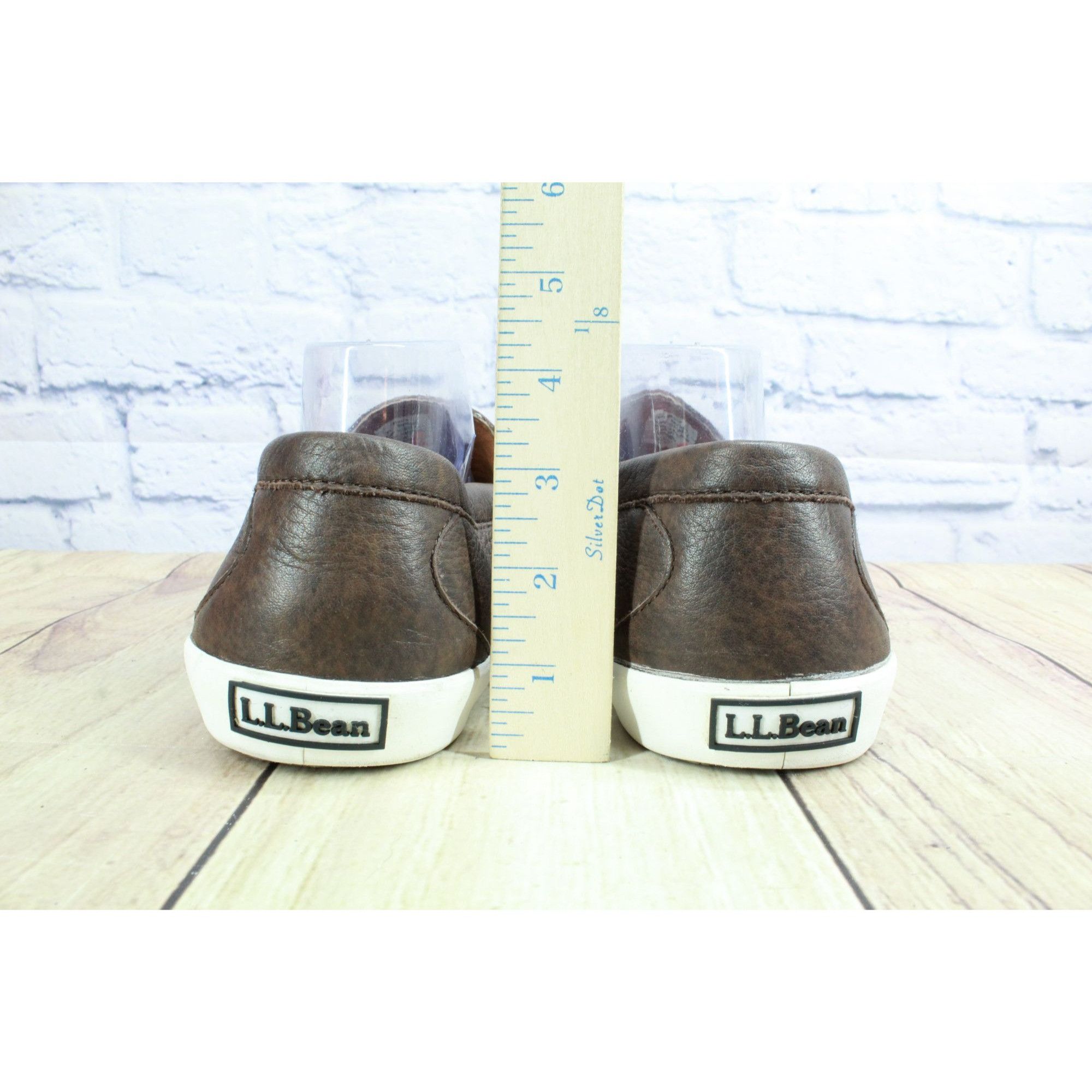 L.L. Bean LL Bean Brown Leather Mountainville Penny Loafers Size US 11 / EU 44 - 6 Thumbnail