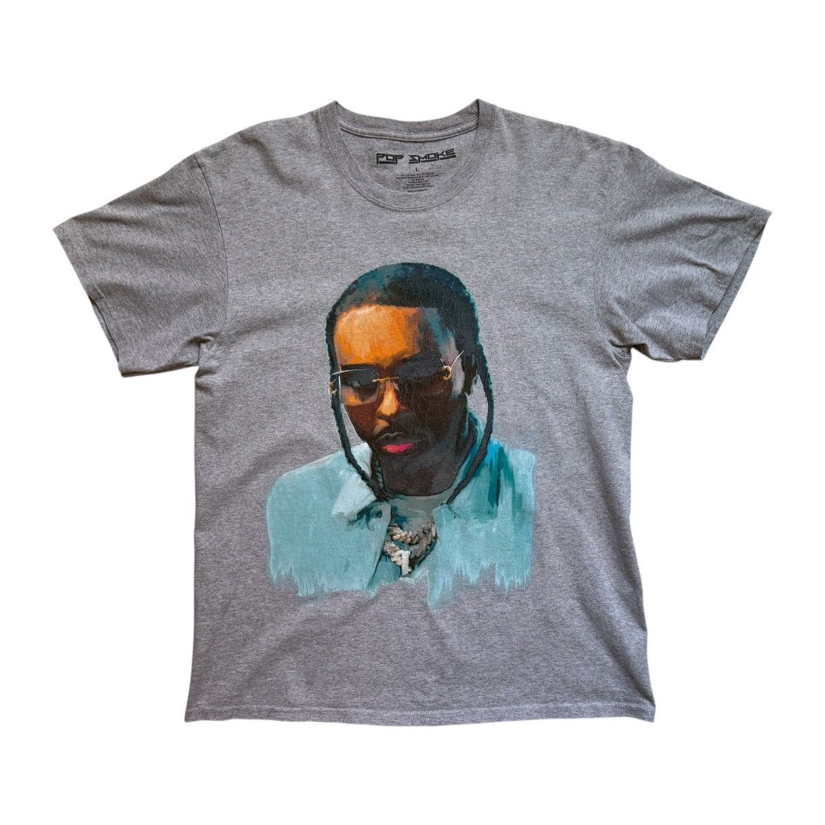 Rap Tees × Vintage Pop Smoke Official T-Shirt Size US L / EU 52-54 / 3 - 1 Thumbnail