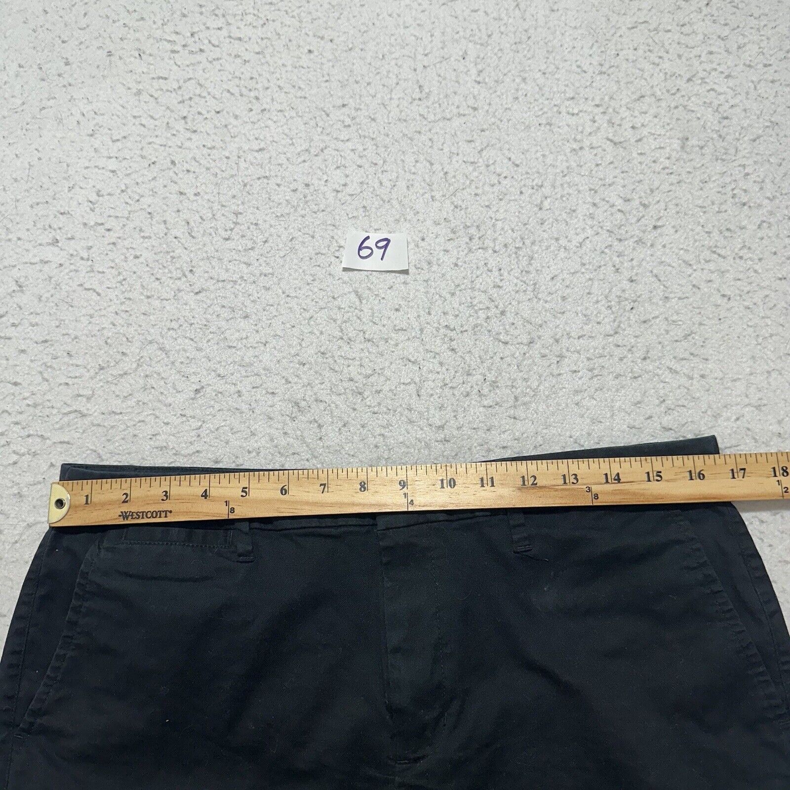 Other A New Day 12 4" Inseam Chino Flat Front Black Shorts Size 34" / US 12 / IT 48 - 9 Thumbnail