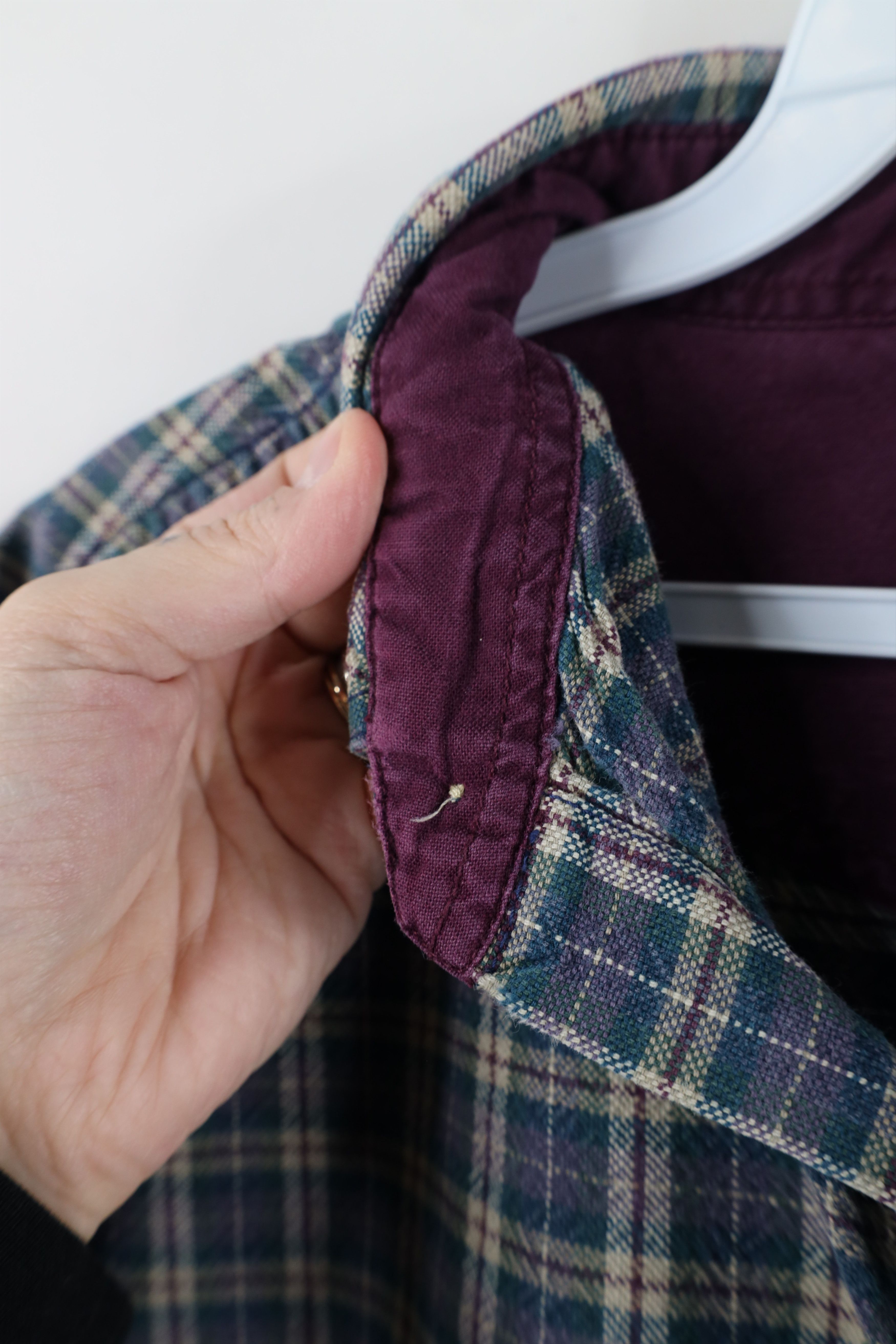 Vintage Vintage 90s Streetwear Heavyweight Collared Button Shirt Size US L / EU 52-54 / 3 - 8 Thumbnail