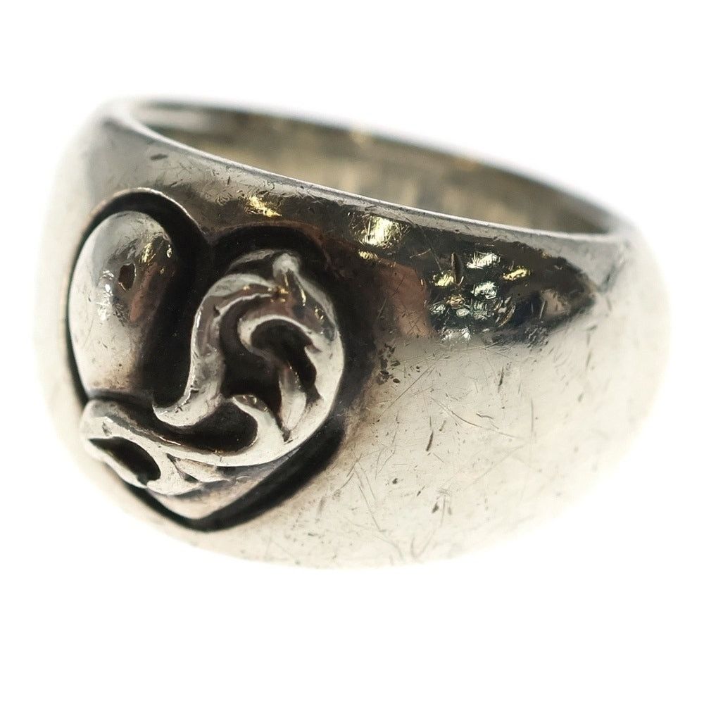 Chrome Hearts CHROME HEARTS Heart in Band Silver Ring Size ONE SIZE - 1 Thumbnail