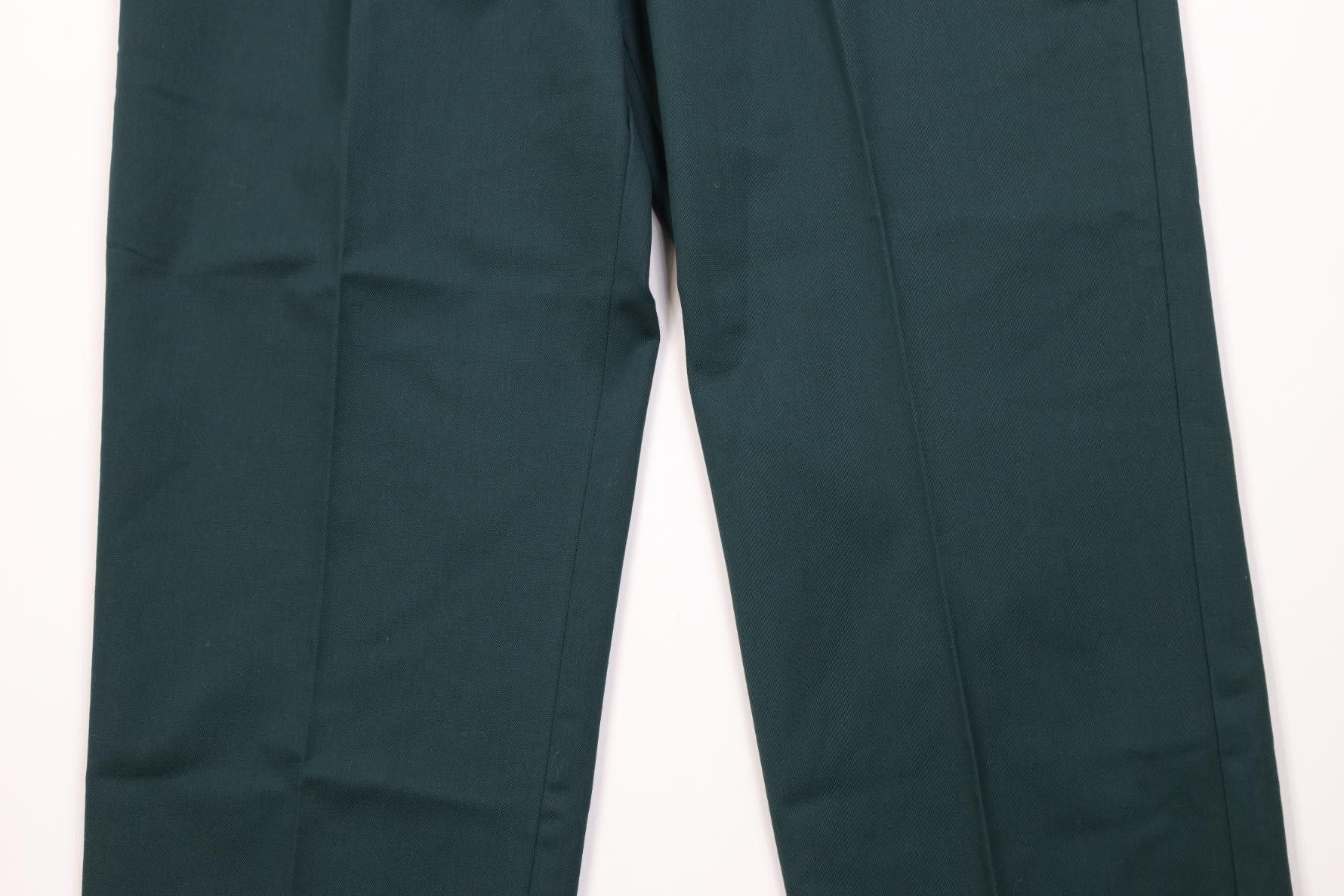 Dickies Deadstock Vintage 90s Dickies Workwear Chino Pants Green USA Size 36" / US 14 / IT 50 - 3 Thumbnail