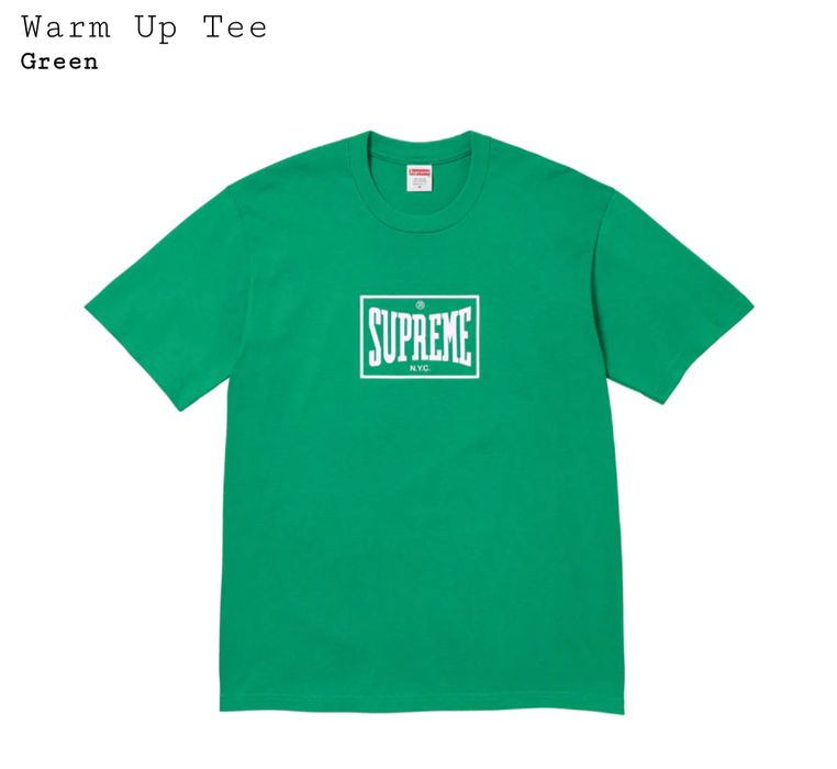 Supreme Supreme Warm Up Tee | Grailed