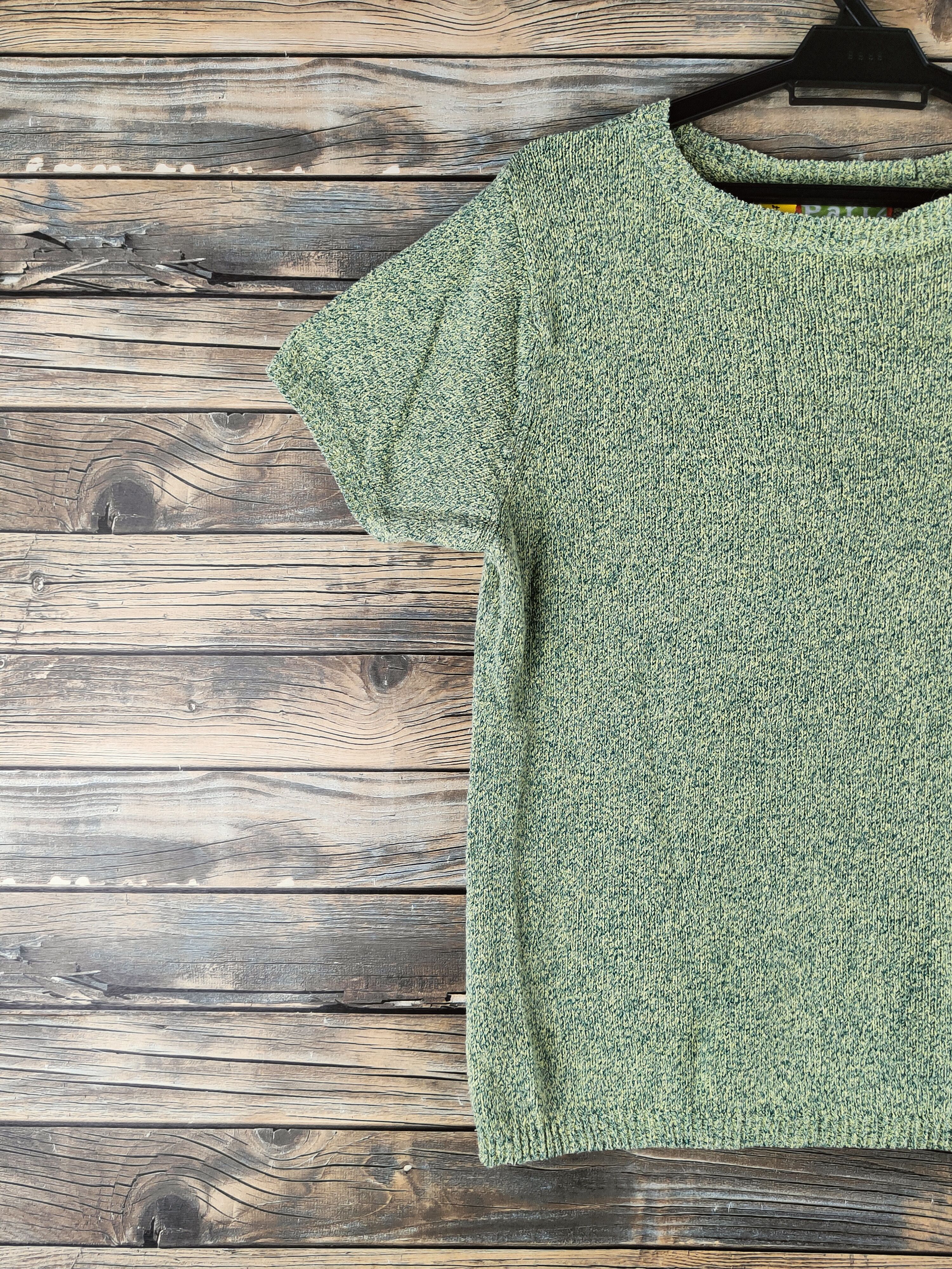 Junko Shimada DL Junko Shimada Green Knitwear japan vintage Tee #46-977 Size US S / EU 44-46 / 1 - 3 Thumbnail