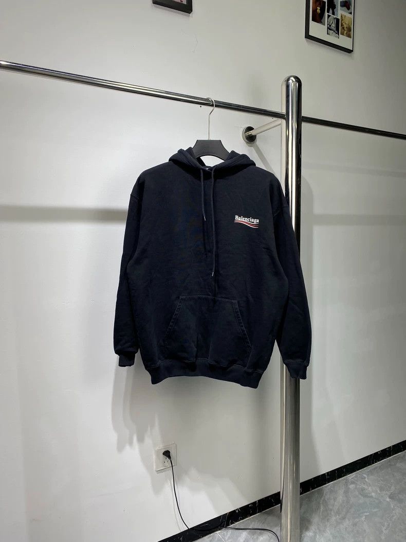 Balenciaga Balenciaga Cola wave print logo hoodie 2501-Nextarrow Size US XS / EU 42 / 0 - 1 Thumbnail