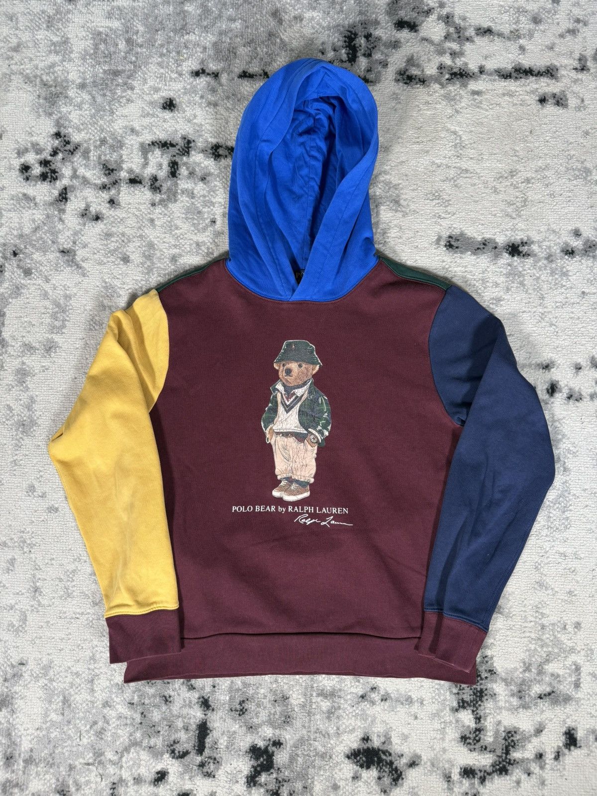 Polo Ralph Lauren Polo Ralph Lauren Polo Bear Colorblock Hoodie Size US XS / EU 42 / 0 - 3 Thumbnail
