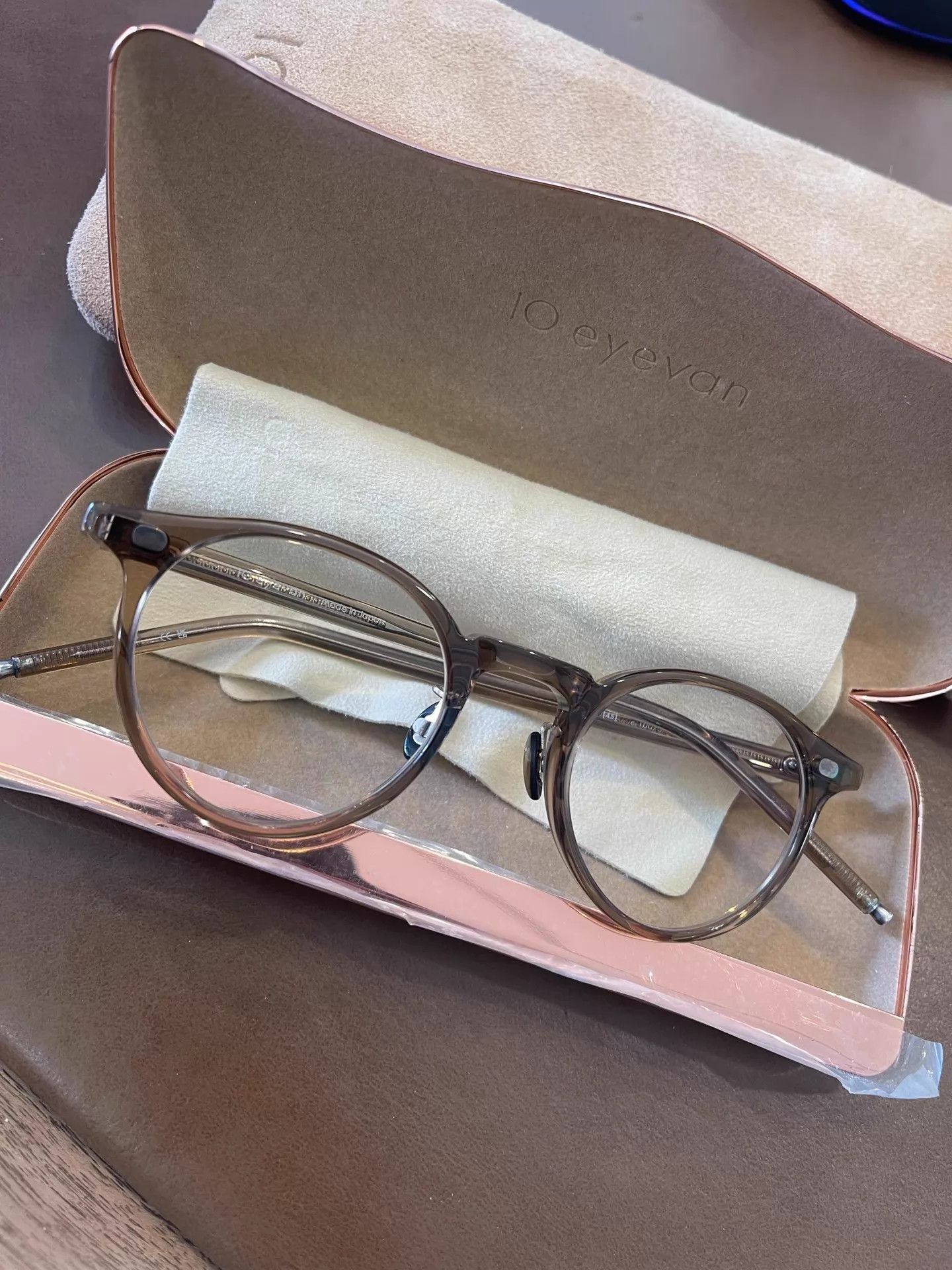 Other 10eyevan no.3 Classic Brown Eyewear 45-22-147 Size ONE SIZE - 6 Thumbnail