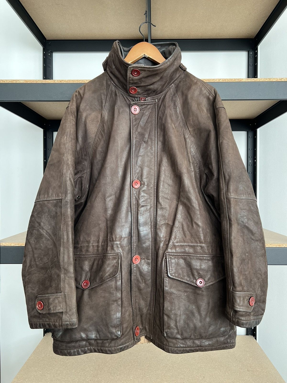 Chevignon × Vintage CHARLES CHEVIGNON LEATHER JACKET 