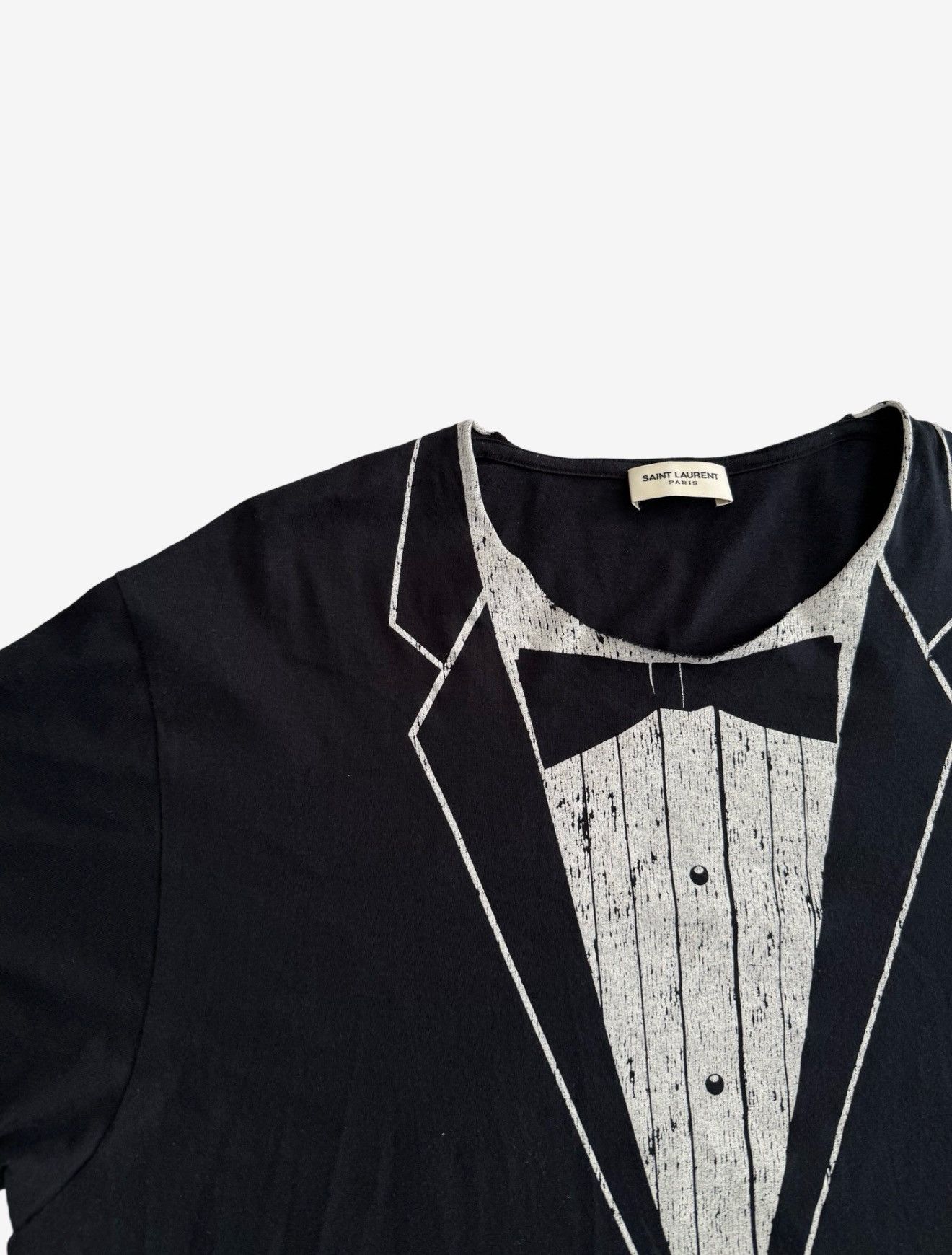 Saint Laurent Paris Saint Laurent Paris SS16 Smoking Tshirt Sz. XL Size US XL / EU 56 / 4 - 3 Thumbnail