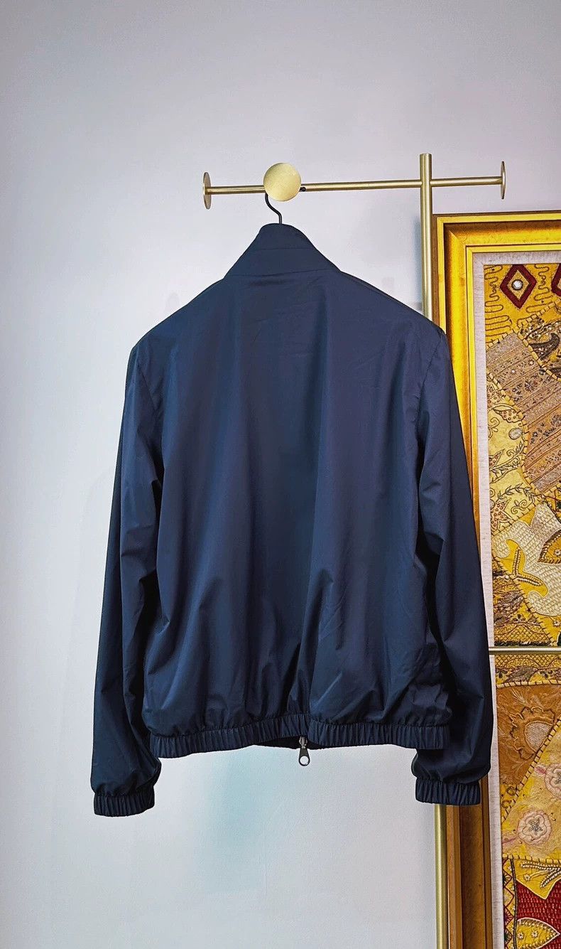 Loro Piana LORO PIANA Navy blue double-faced pilot jacket Size US M / EU 48-50 / 2 - 7 Thumbnail