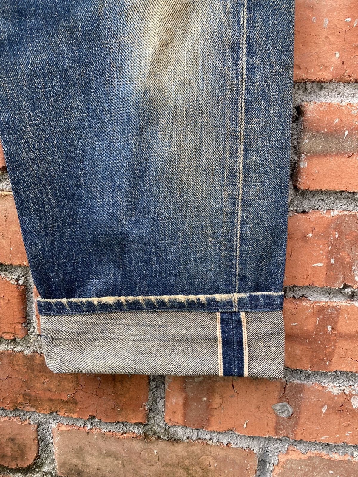 Levi's Vintage Clothing W30x31.5 Vintage levi's 502 redline big E repaired denime Size US 30 / EU 46 - 5 Thumbnail