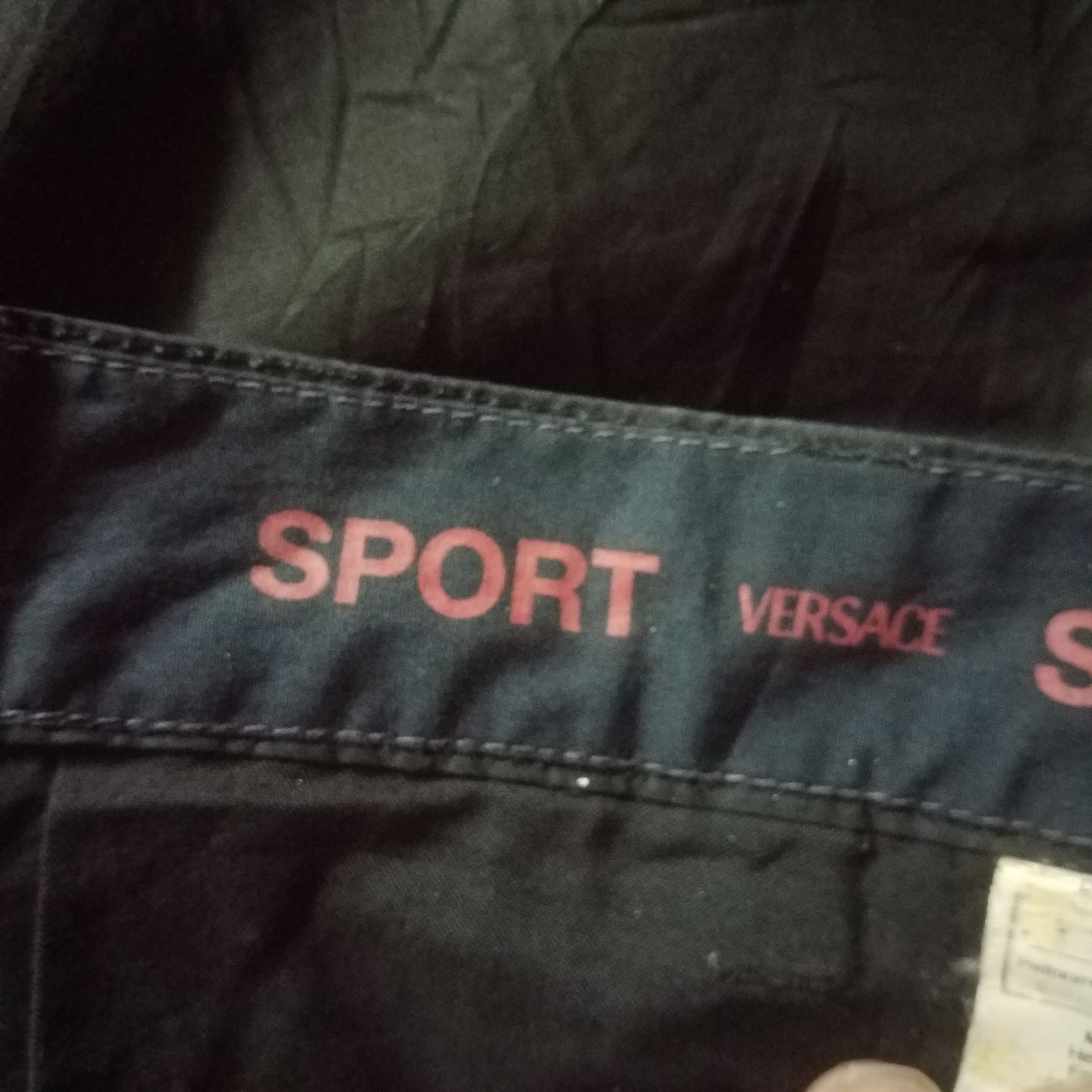 Versace VERSACE SPORT BLACK BAGGY PANT Size 39" - 8 Thumbnail