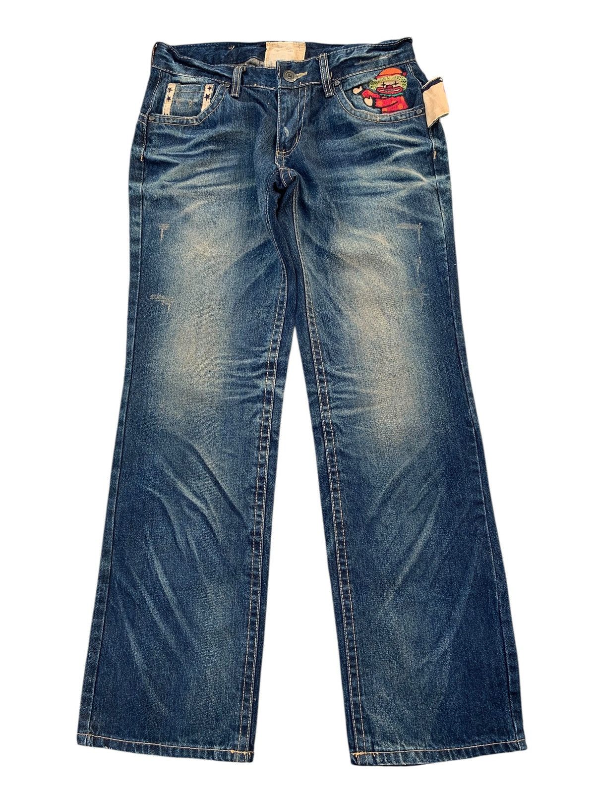 14th Addiction RARE💥 Yoshitomo Nara Lolita Circus Rusty Japanese Denim Size US 30 / EU 46 - 2 Thumbnail
