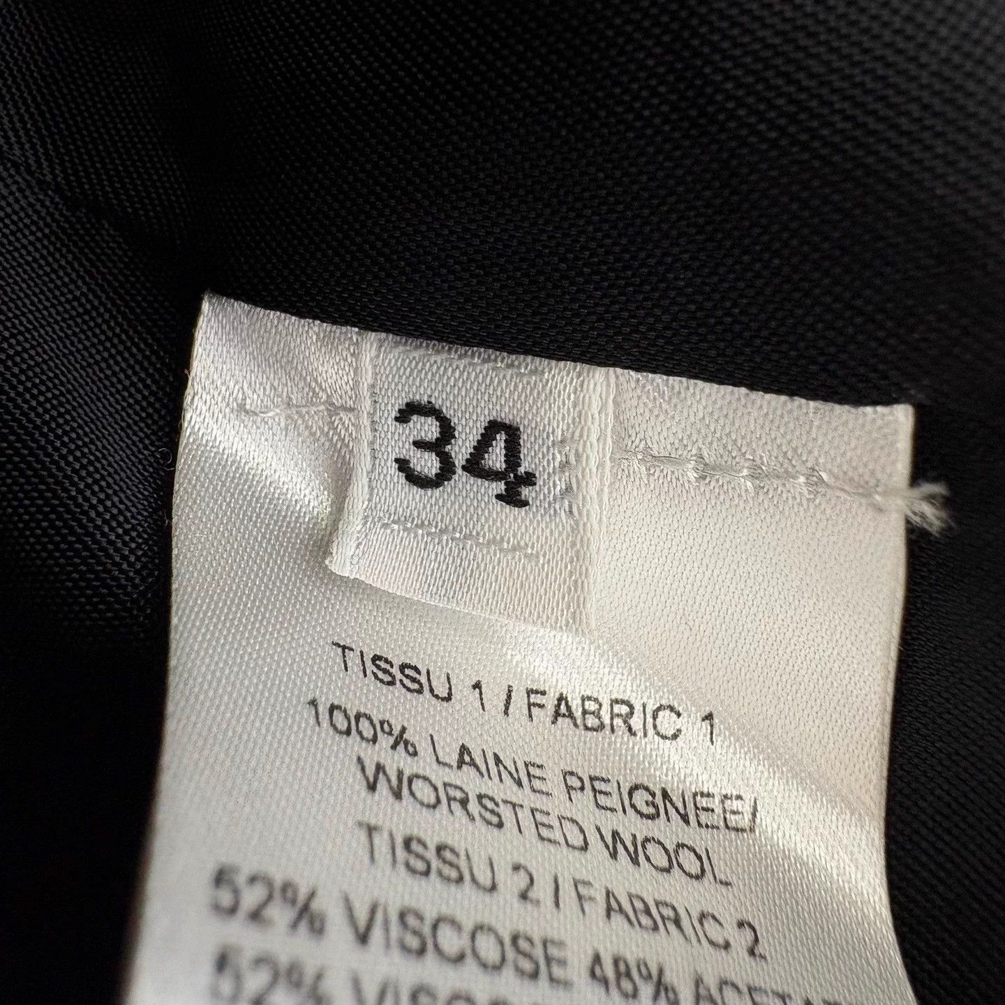 Balmain BALMAIN women's black peak lapel double-breasted blazer Size XS / US 0-2 / IT 36-38 - 6 Thumbnail