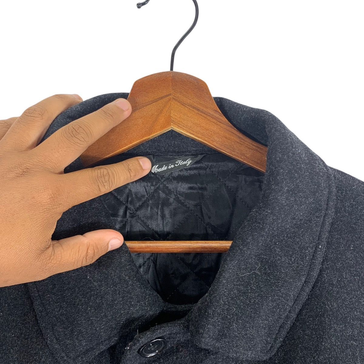 Designer × Vintage VINTAGE OVIESSE MADE IN ITALY WOOL COAT Size US L / EU 52-54 / 3 - 6 Thumbnail