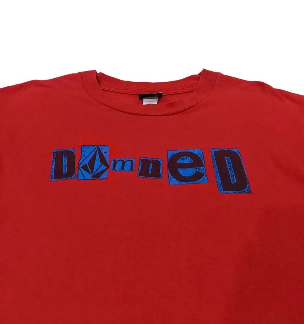 Shorty's Skateboards × Volcom Vintage 90s Volcom Stone "Damned" Punk Style Tee Size US M / EU 48-50 / 2 - 4 Thumbnail