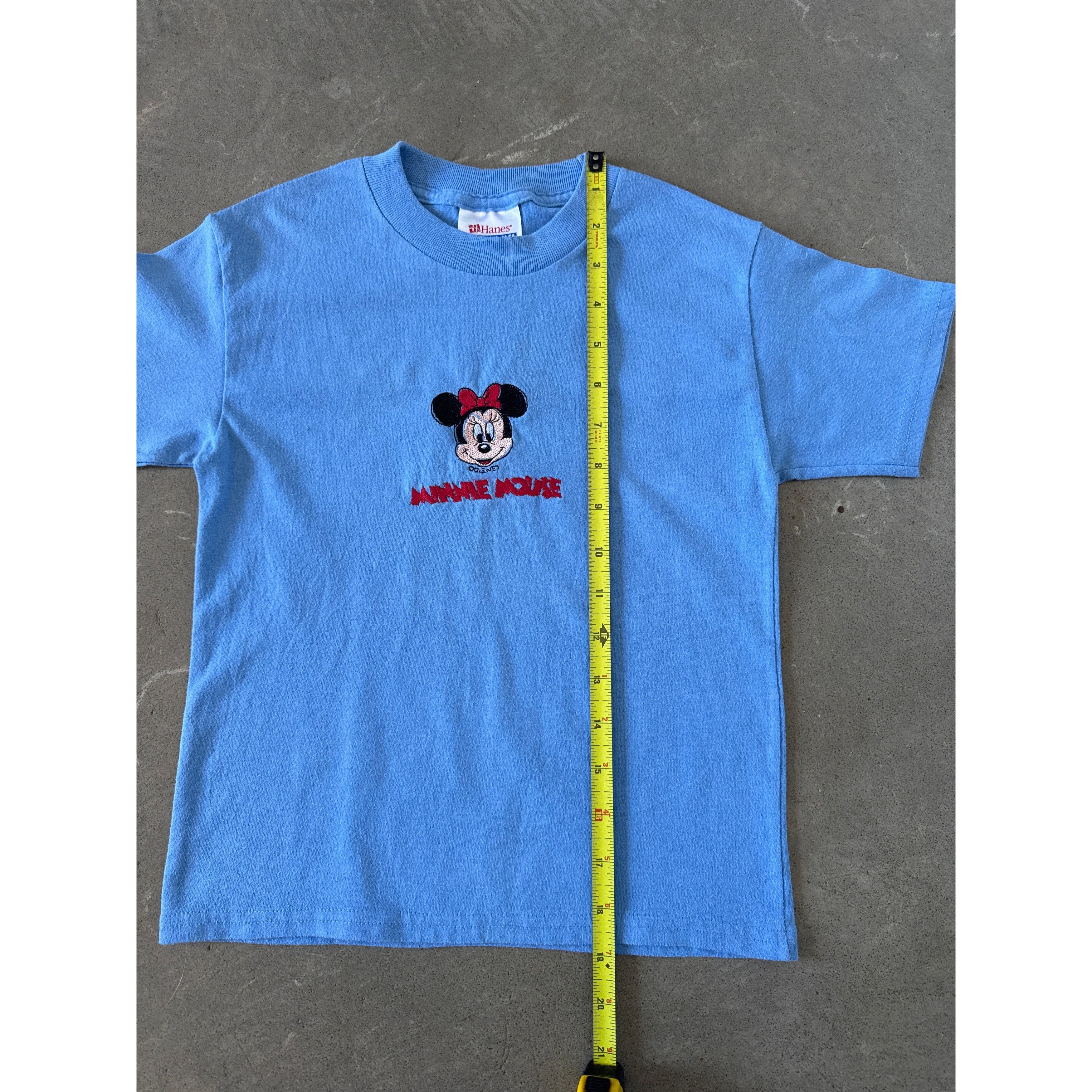Disney Vintage 90s Youth Disney Minnie Mouse Embroidered Tee Size S / US 4 / IT 40 - 5 Thumbnail