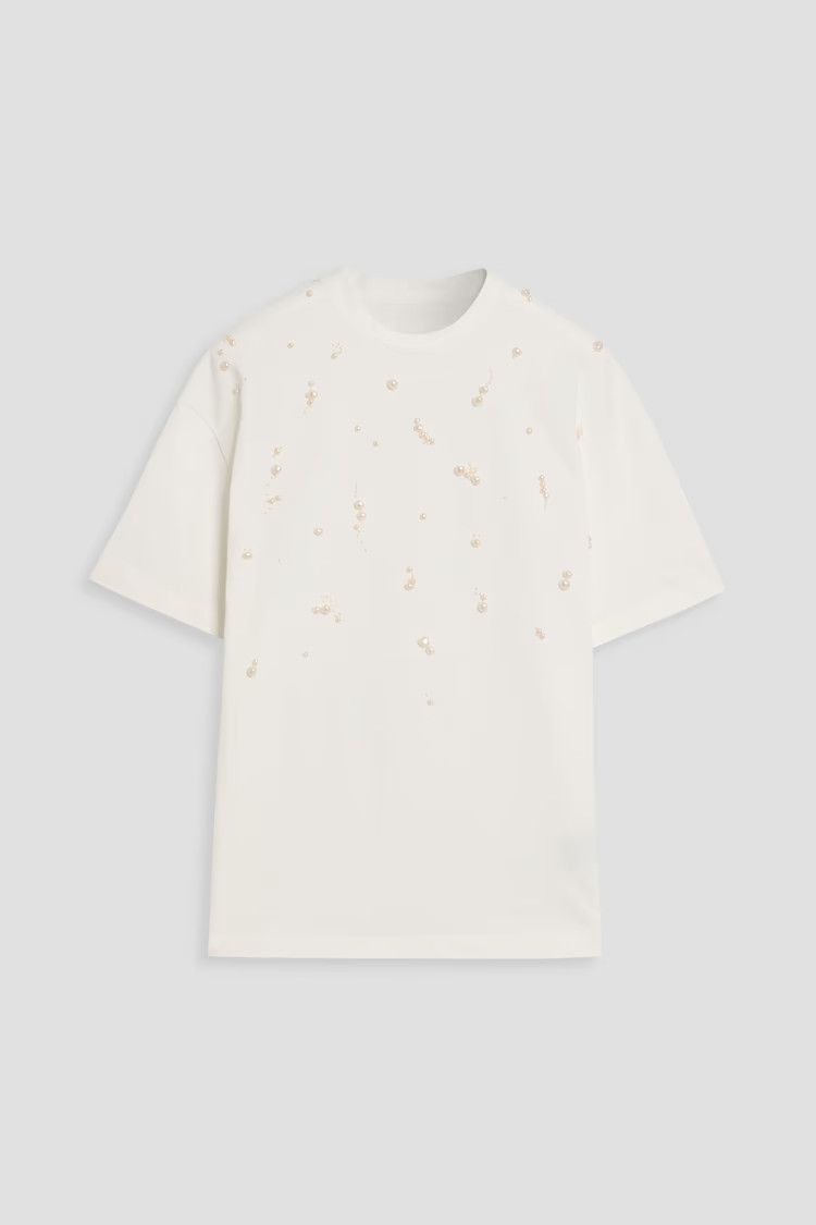 Jil Sander o1mt1gz0426 T-Shirt in White Size XS / US 0-2 / IT 36-38 - 1 Thumbnail