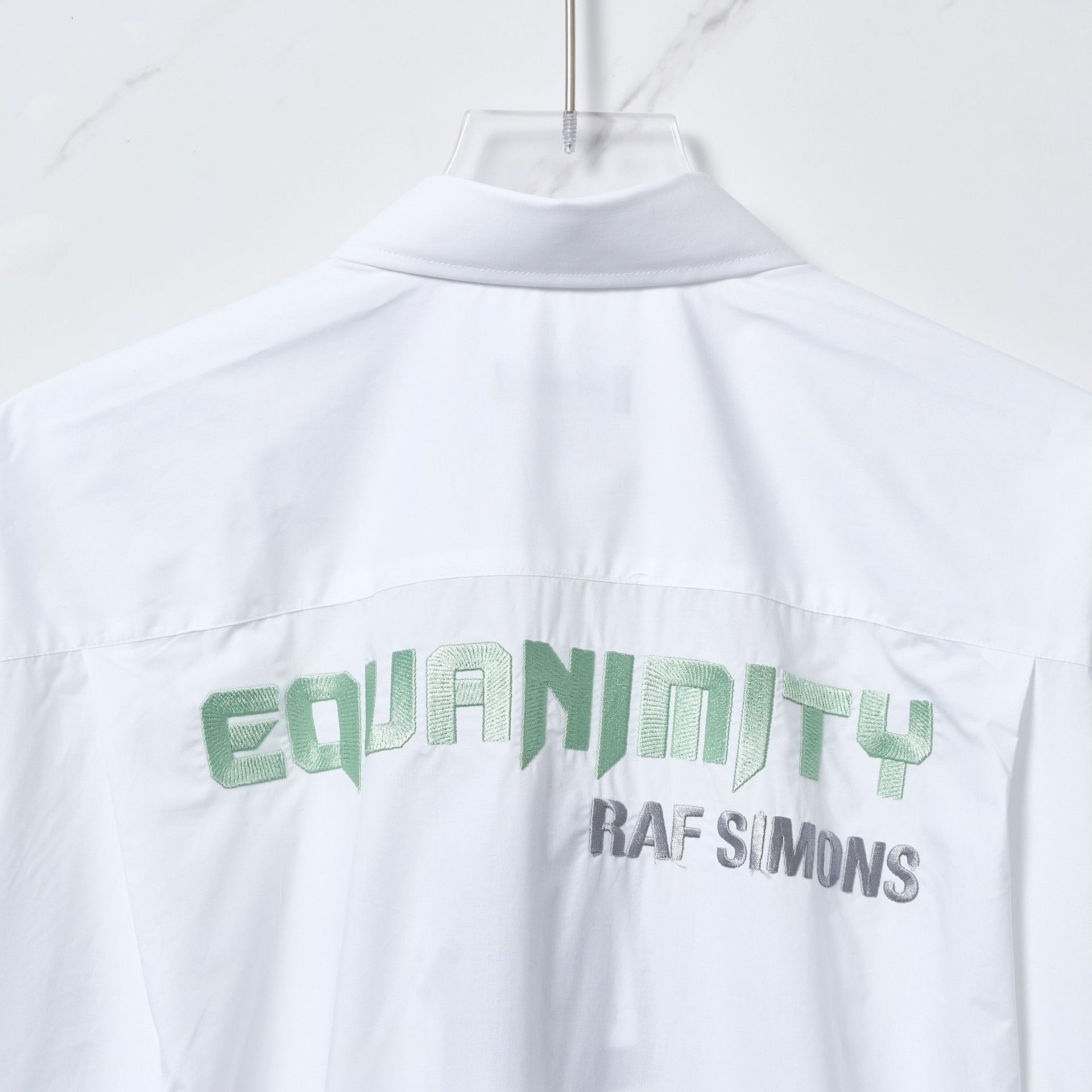 Raf Simons Raf Simons Men's Logo Embroidered Shirt Size US S / EU 44-46 / 1 - 2 Thumbnail