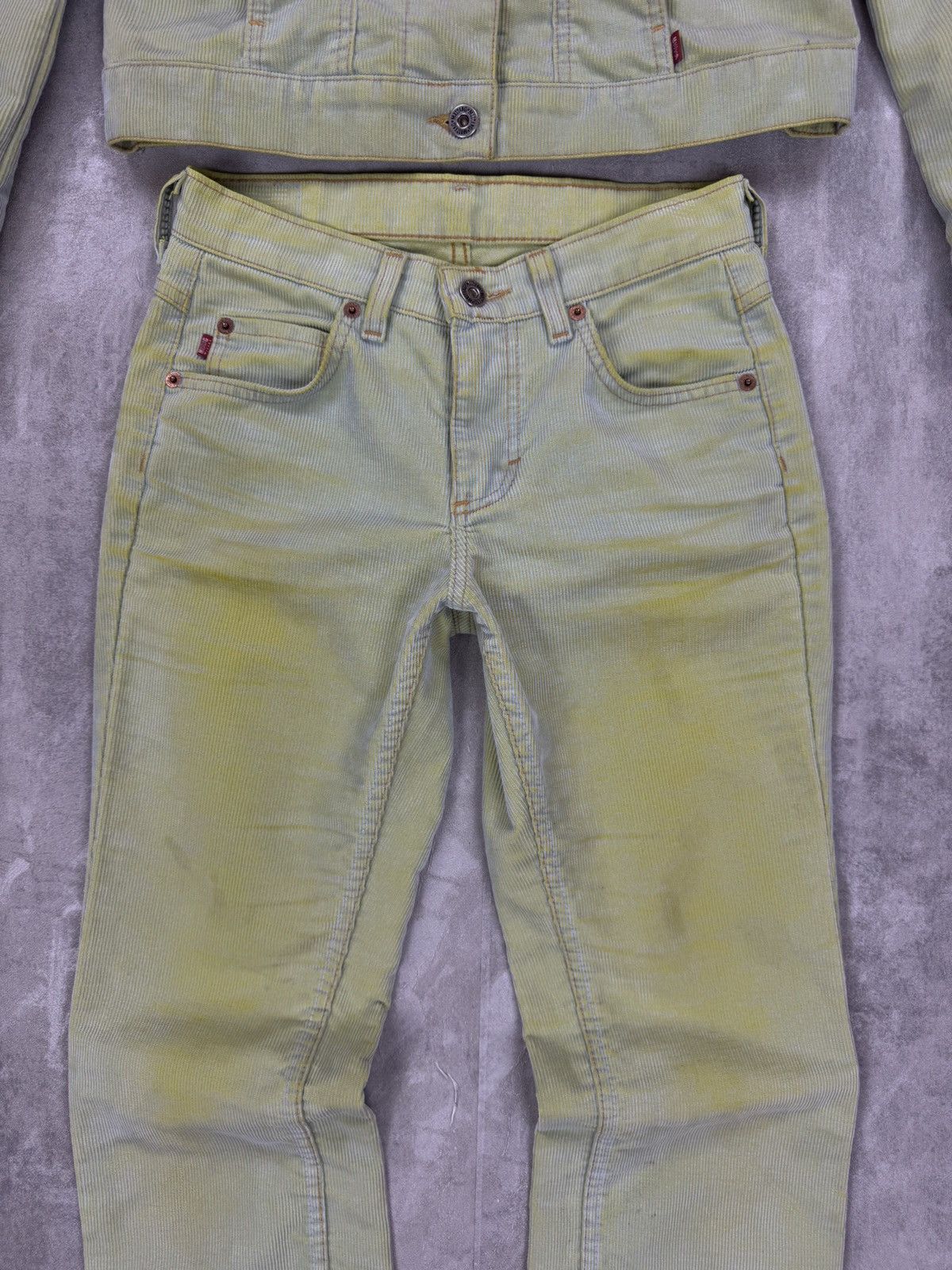 Mustang Vintage Mustang corduroy pants & jacket sets faded green Size M / US 6-8 / IT 42-44 - 3 Thumbnail