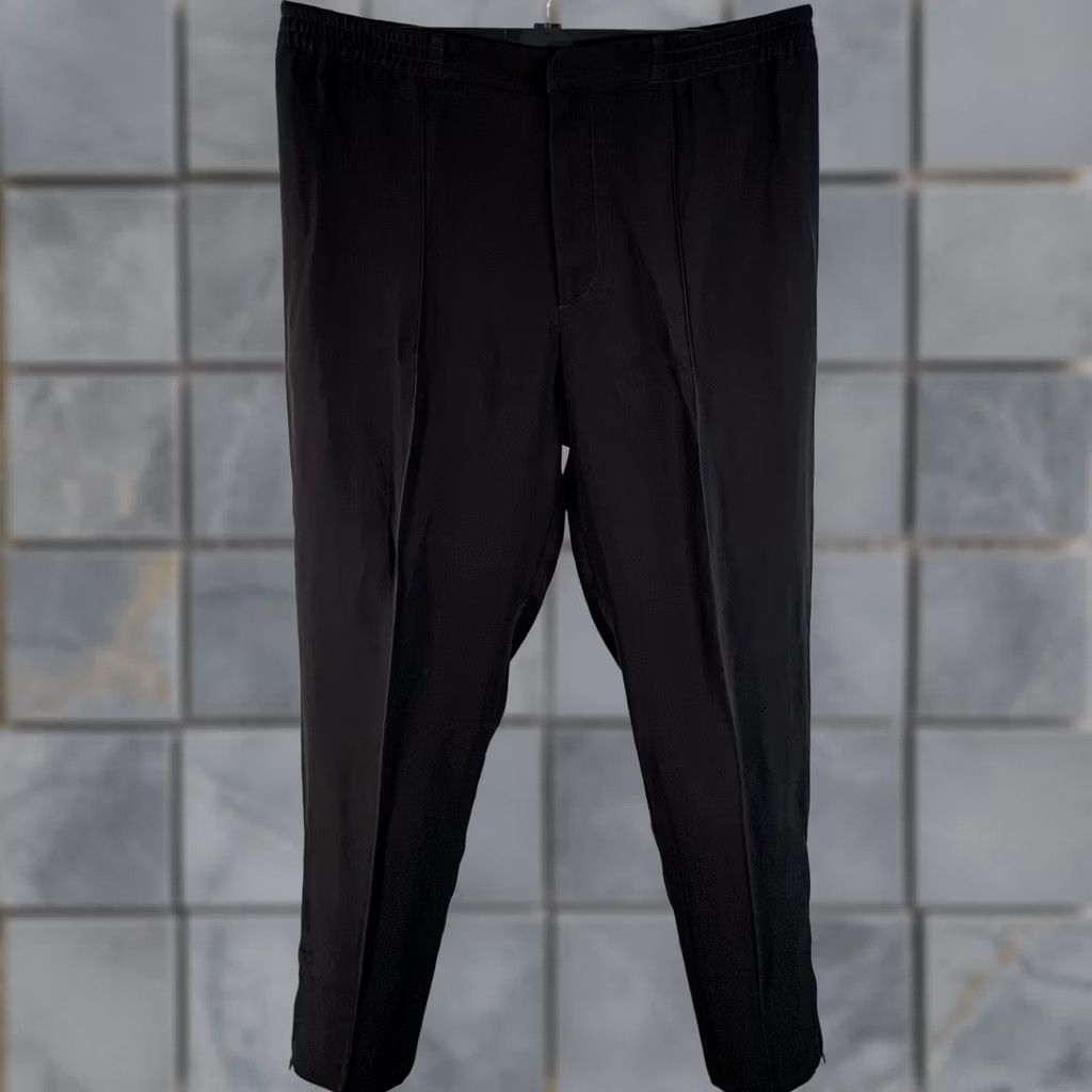 Alexander McQueen ALEXANDER MCQUEEN Size 38 Black Red Stripe Viscose Blend Casual Pants Men Size US 38 / EU 54 - 1 Thumbnail