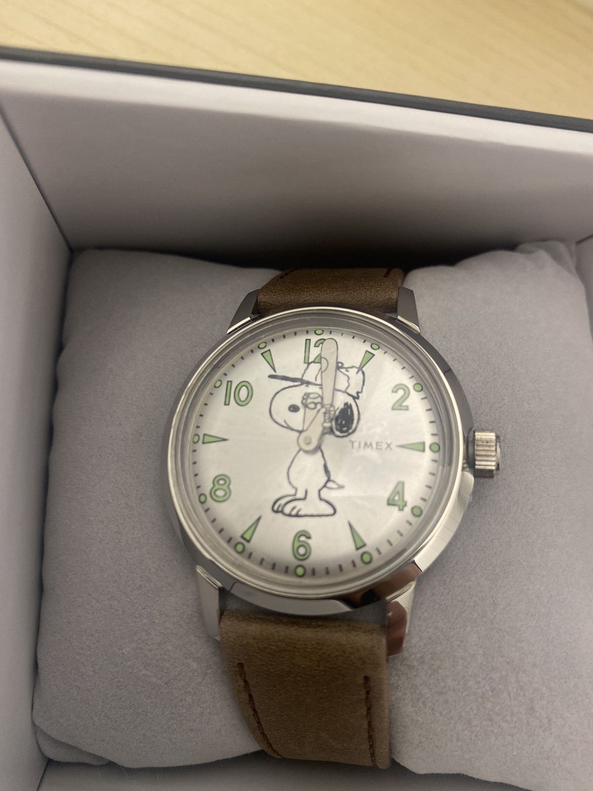 Timex Timex TW2R94900 Snoopy Men's Analog Watch Brown Leather Size ONE SIZE - 2 Thumbnail