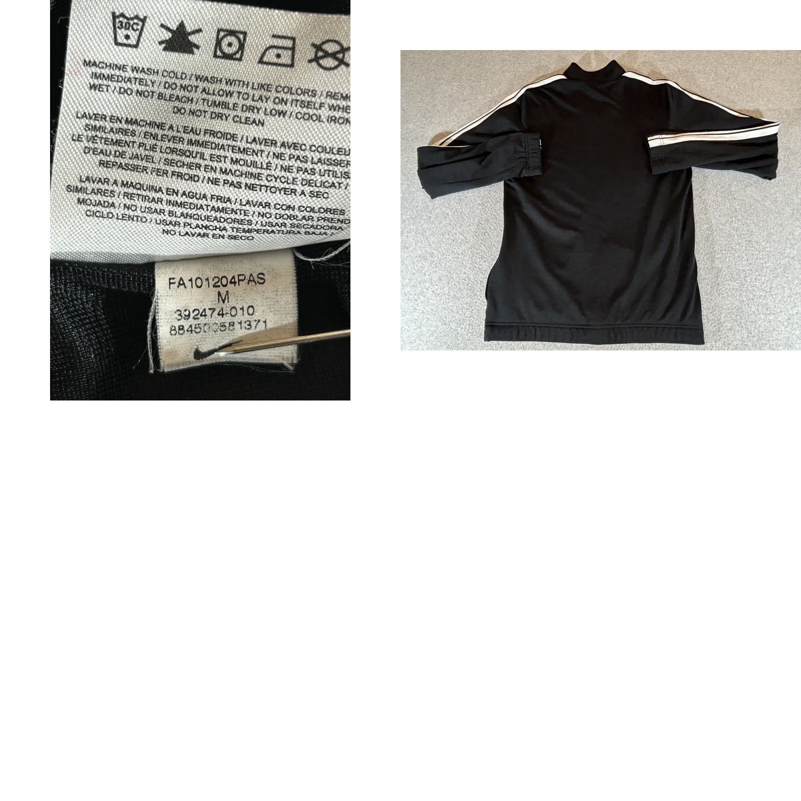Nike Nike Jacket Mens Medium Black Track Zip Lined Athletic Training Running Gym Size US M / EU 48-50 / 2 - 8 Thumbnail