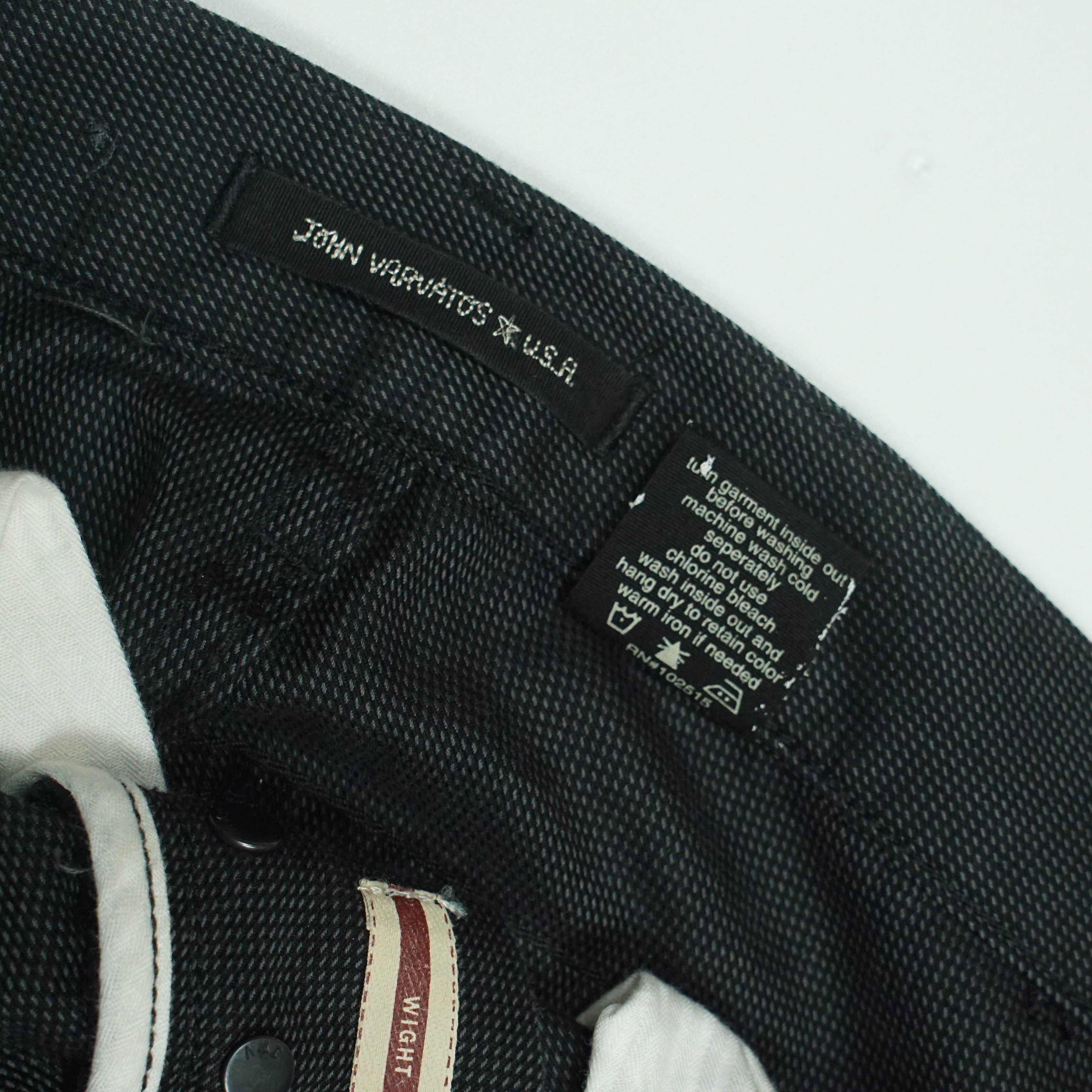John Varvatos *NoTariff John Varvatos Black Pants Size US 30 / EU 46 - 4 Thumbnail
