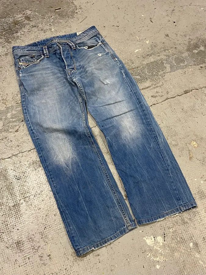 Diesel 2000s Diesel Blue Faded Denim Jeans Size US 30 / EU 46 - 5 Thumbnail