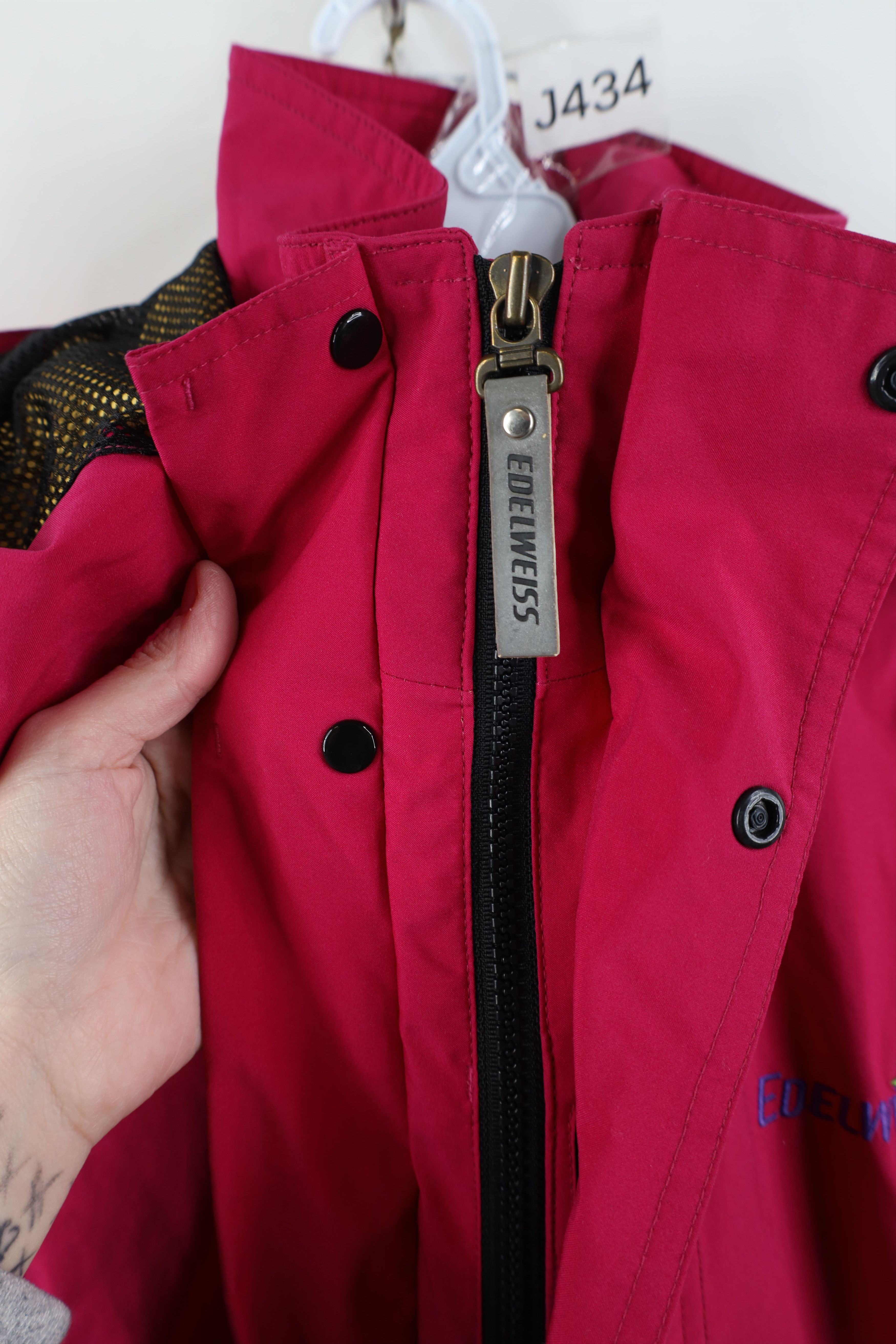 Vintage Vintage 90s Streetwear Goretex Hooded Rain Jacket Pink Size XL / US 12-14 / IT 48-50 - 9 Thumbnail