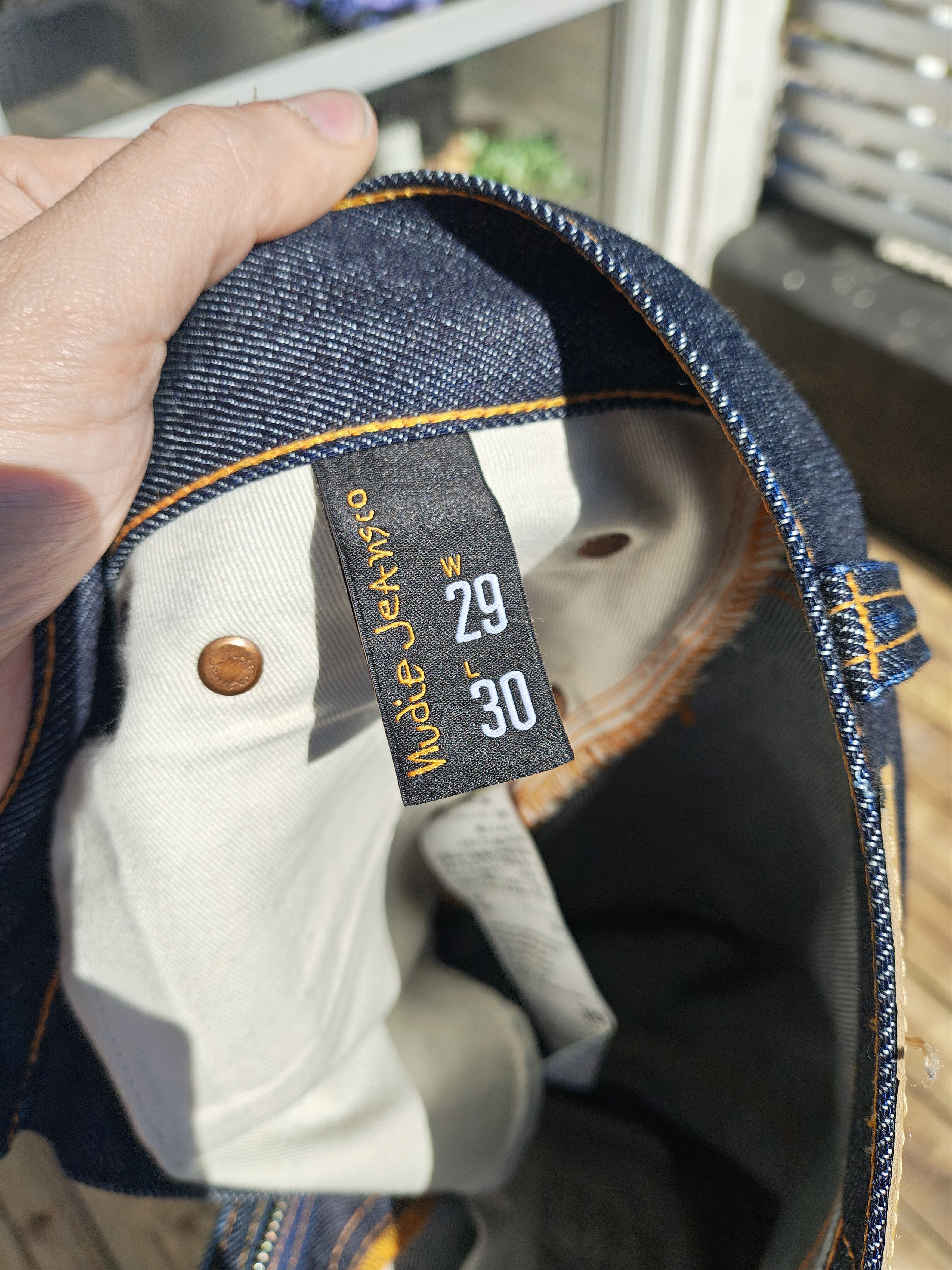 Nudie Jeans Nudie Jeans Lean Dean Dry Japan Selvage, W29 L30 Size US 29 - 3 Thumbnail