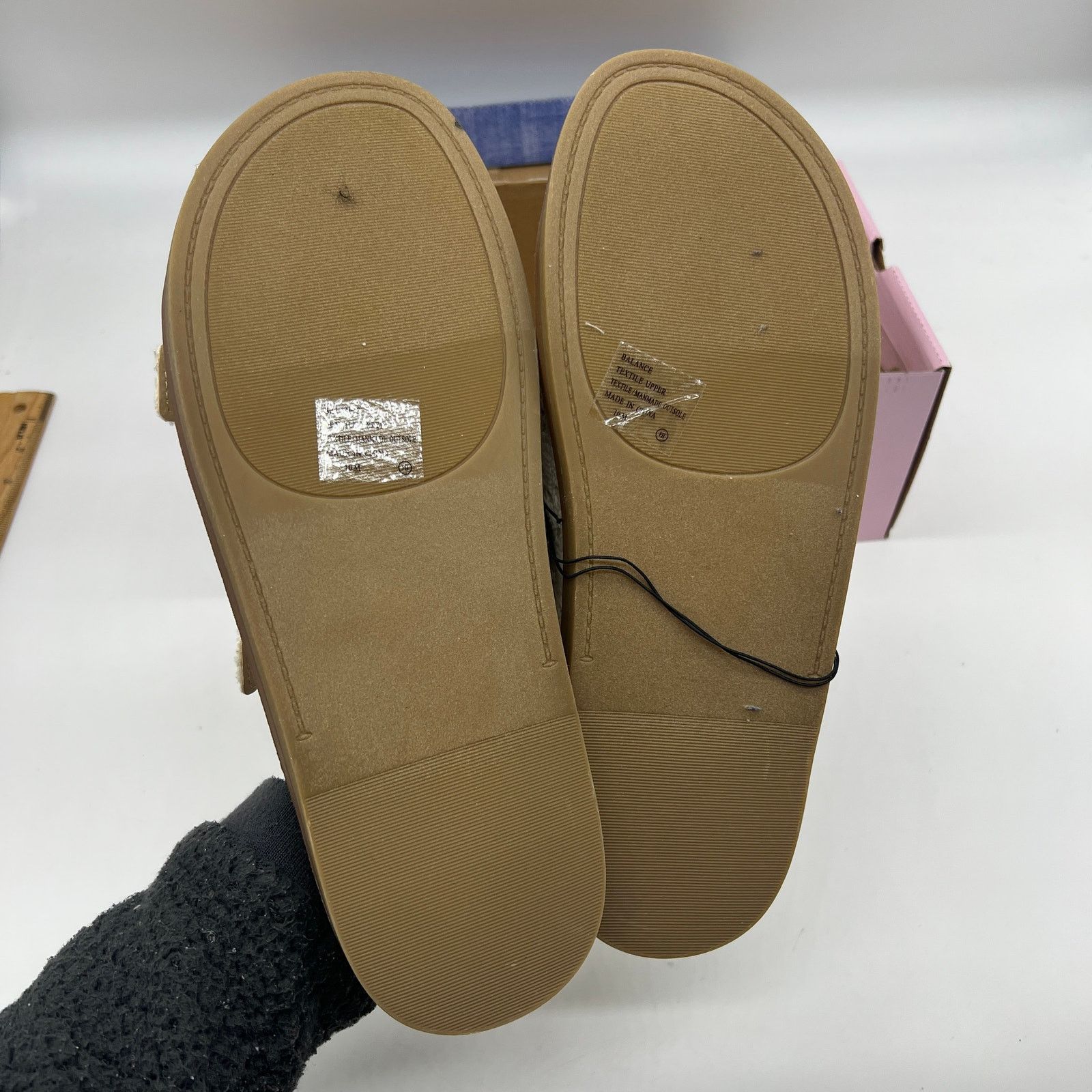 Other Pop Balance Womens Footbed Sandals Cream Natural Size 10M Size US 10 / IT 40 - 8 Thumbnail