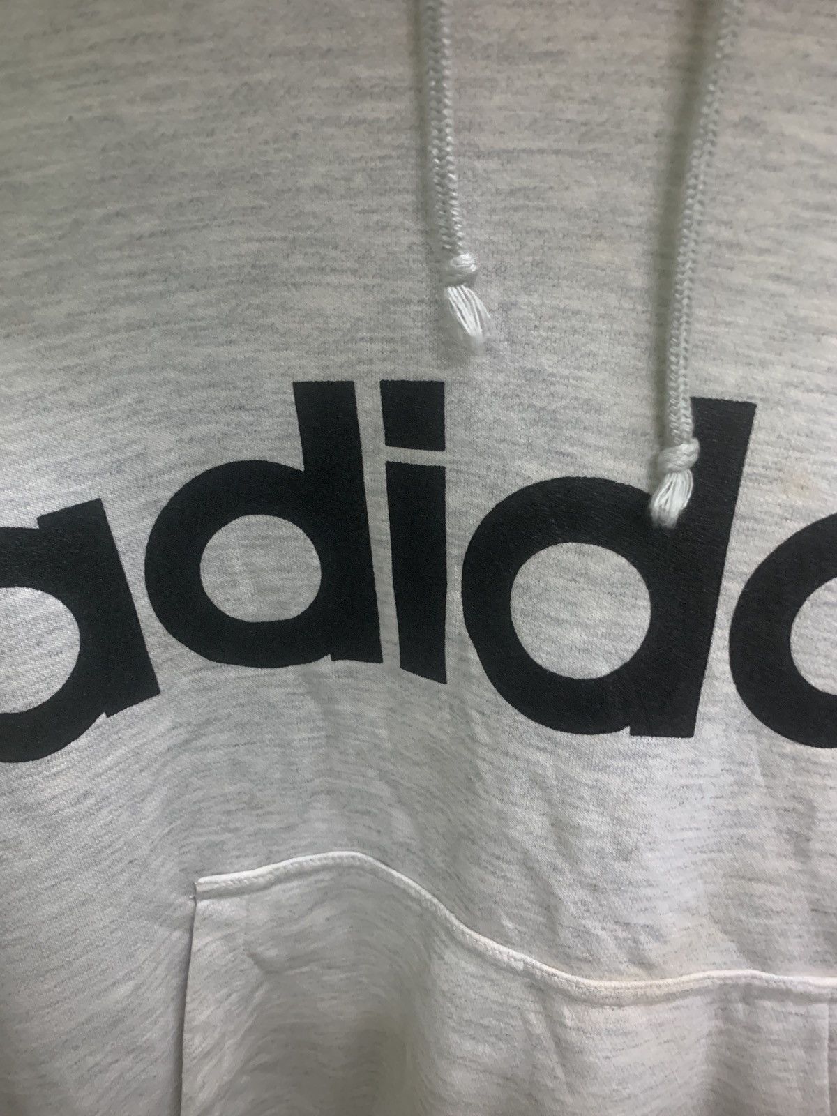 Adidas × Vintage Vintage Adidas Hoodie Sweatshirt big logo Size US XL / EU 56 / 4 - 7 Thumbnail