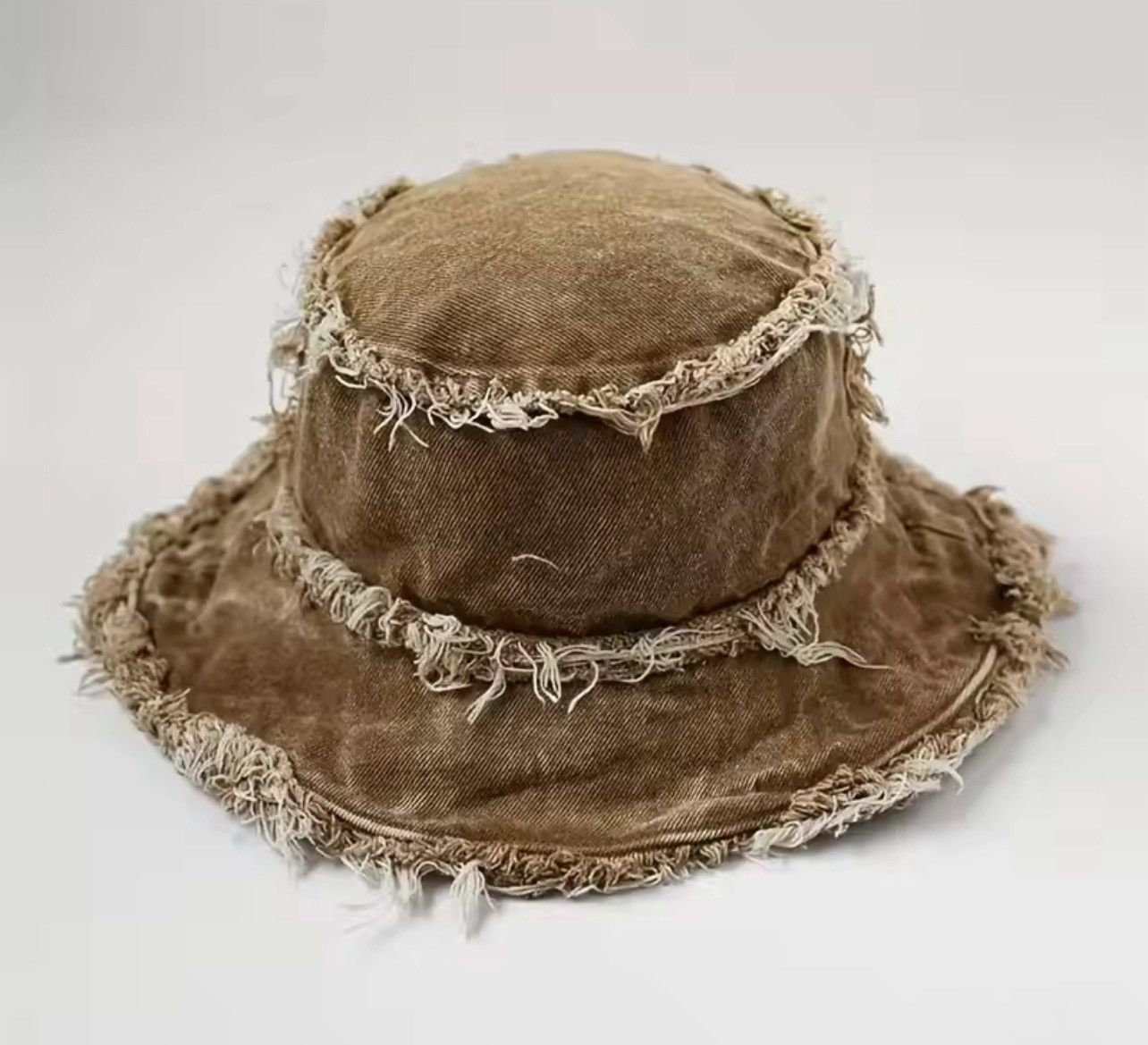 Japanese Brand Utility grunge washed distressed raw bucket hat Size ONE SIZE - 5 Thumbnail
