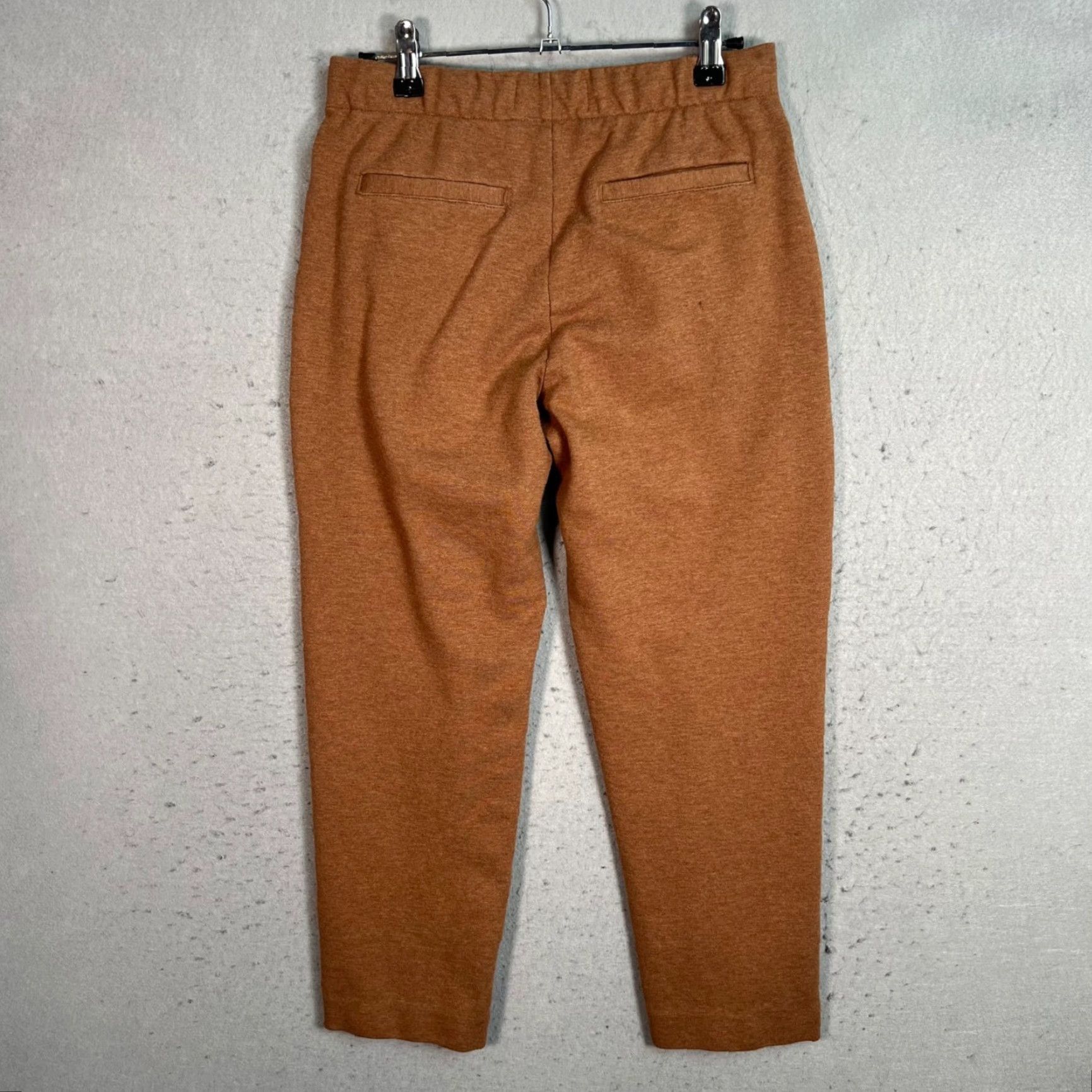 Everlane Everlane Womens XS Brown Cropped Knit Pants Tapered Seam Detail Casual Size 26" / US 2 / IT 38 - 2 Thumbnail