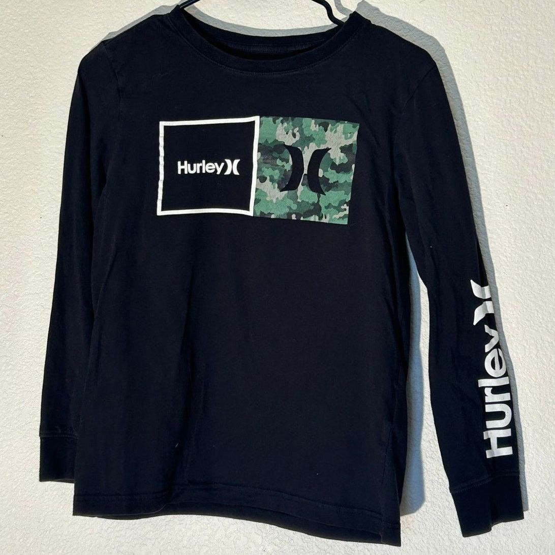 Hurley Hurley Boys' Black Long Sleeve T-Shirt - Size Large Size US L / EU 52-54 / 3 - 1 Thumbnail