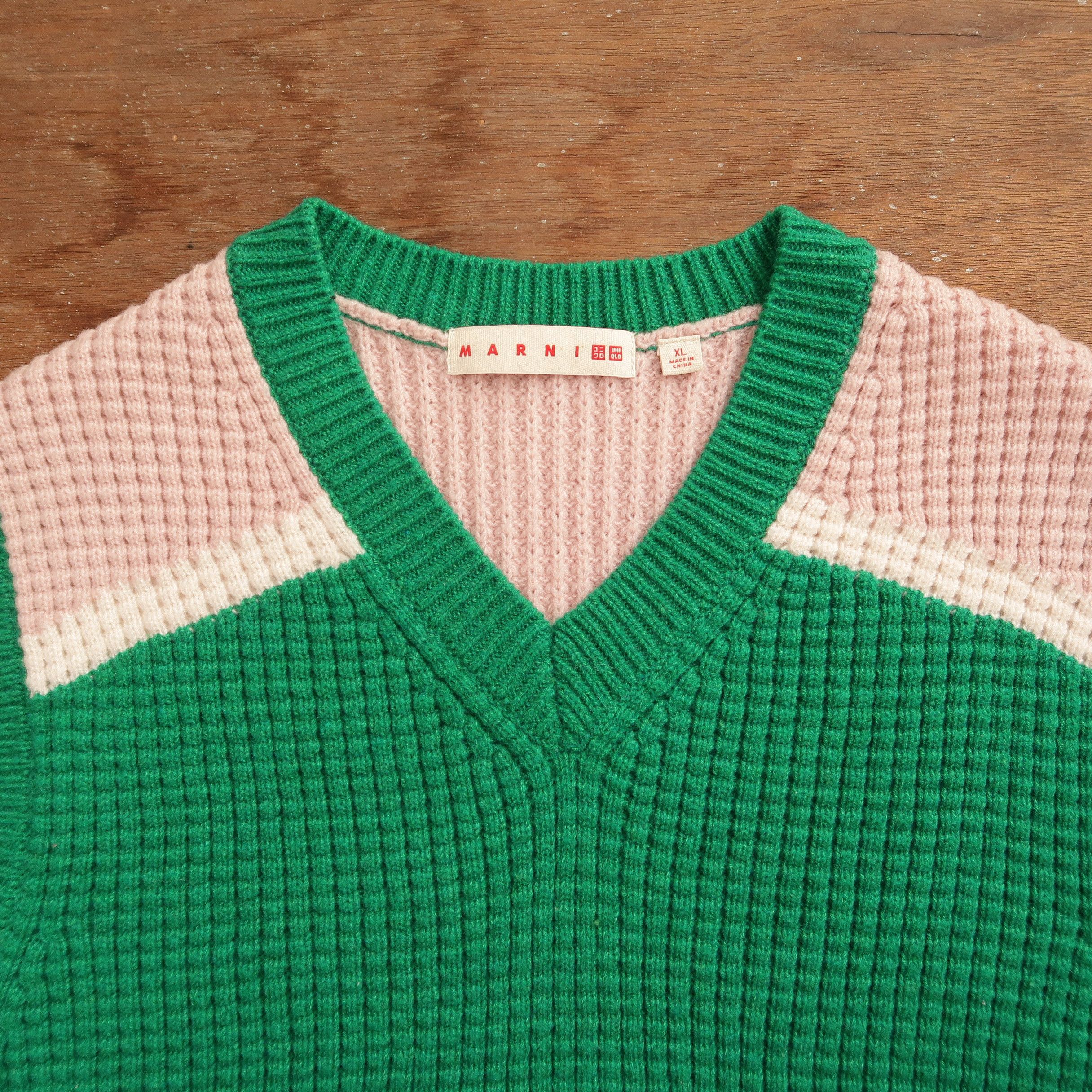 Marni 2000s Marni - Waffle Vest Knitwear Size XL / US 12-14 / IT 48-50 - 3 Thumbnail
